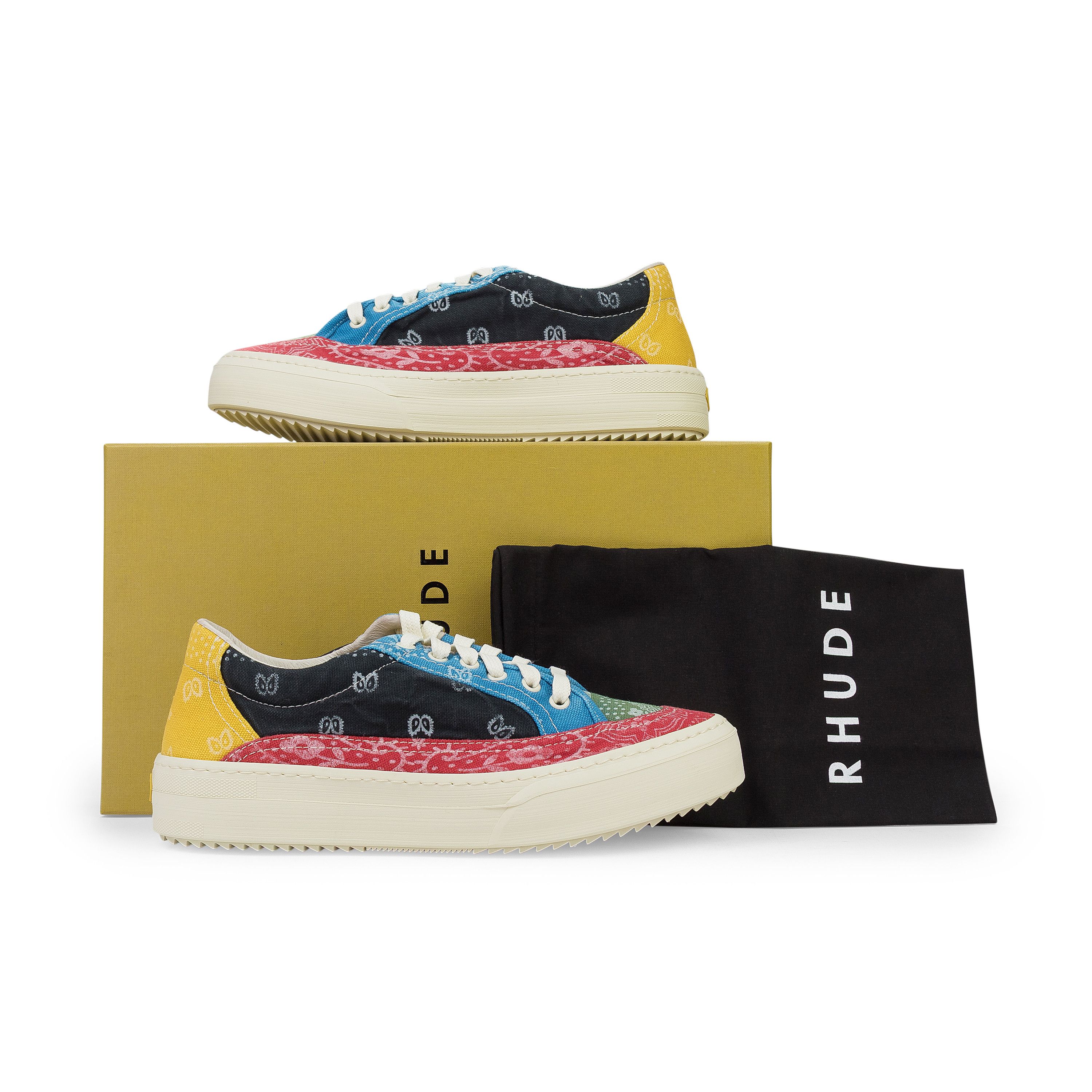 Rhude Rhude BLACK/RED V2 BANDANA SNEAKERS SIZE 8 Size US 8 / EU 41 - 8 Thumbnail