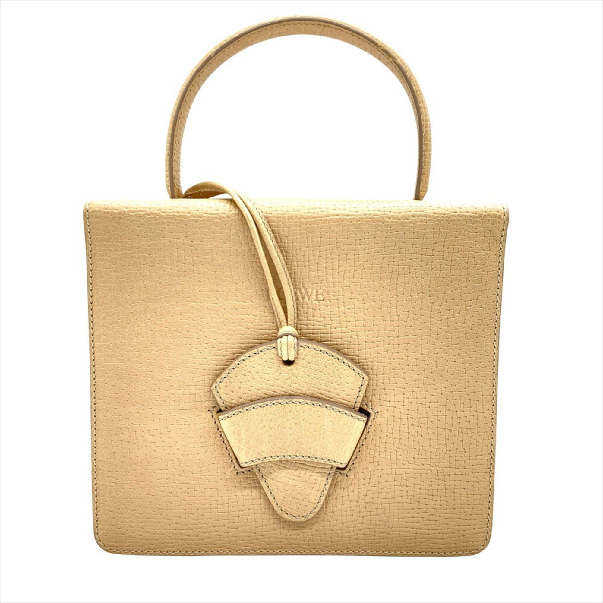 Loewe LOEWE Barcelona handbag in beige leather for women Size ONE SIZE - 2 Thumbnail