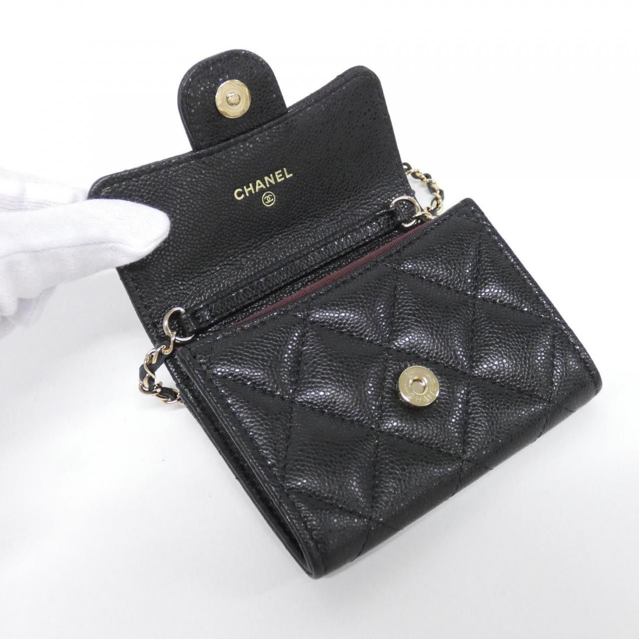 Chanel Chanel Chanel Timeless Classic Line Caviar Skin Card Case Leather Card Case AP0238 DUTY FREE for USA Size ONE SIZE - 6 Thumbnail