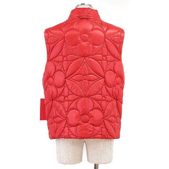 Louis Vuitton Louis Vuitton Louis Vuitton Monogram Flower Quilted Vest Others Outerwear DH1HLG47W DUTY FREE for USA Size ONE SIZE - 4 Thumbnail