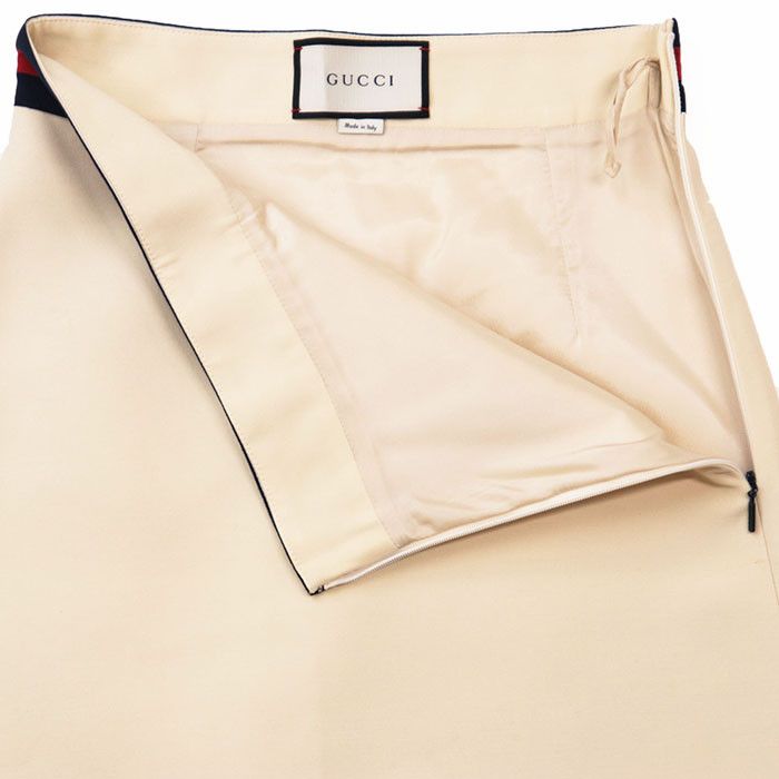 Gucci Gucci Gucci Sheer Line Web Stripe Wool Silk Skirt Others Skirts DUTY FREE for USA Size ONE SIZE - 7 Thumbnail