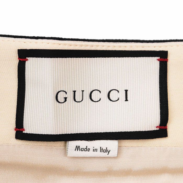 Gucci Gucci Gucci Sheer Line Web Stripe Wool Silk Skirt Others Skirts DUTY FREE for USA Size ONE SIZE - 9 Thumbnail