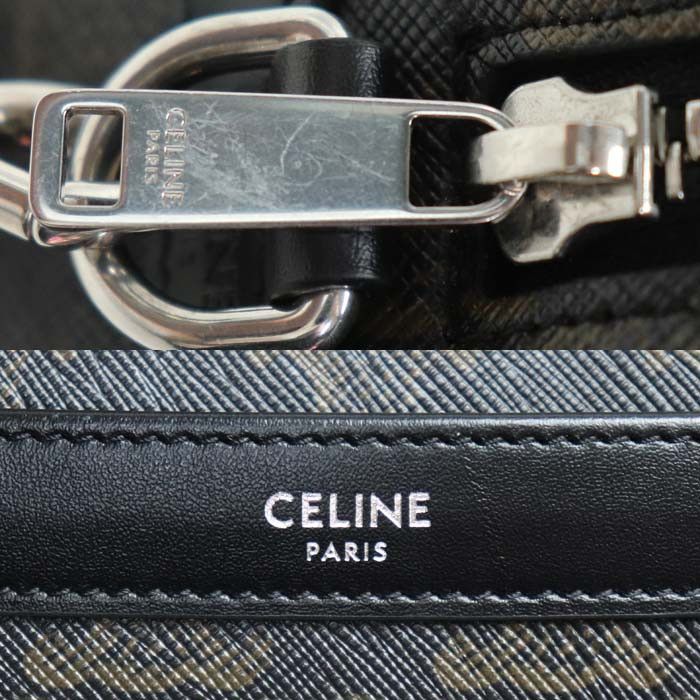 Celine Celine Celine Triomphe Canvas Shoulder Bag Canvas Shoulder Bag 113942EVJ.38SI DUTY FREE for USA Size ONE SIZE - 6 Thumbnail