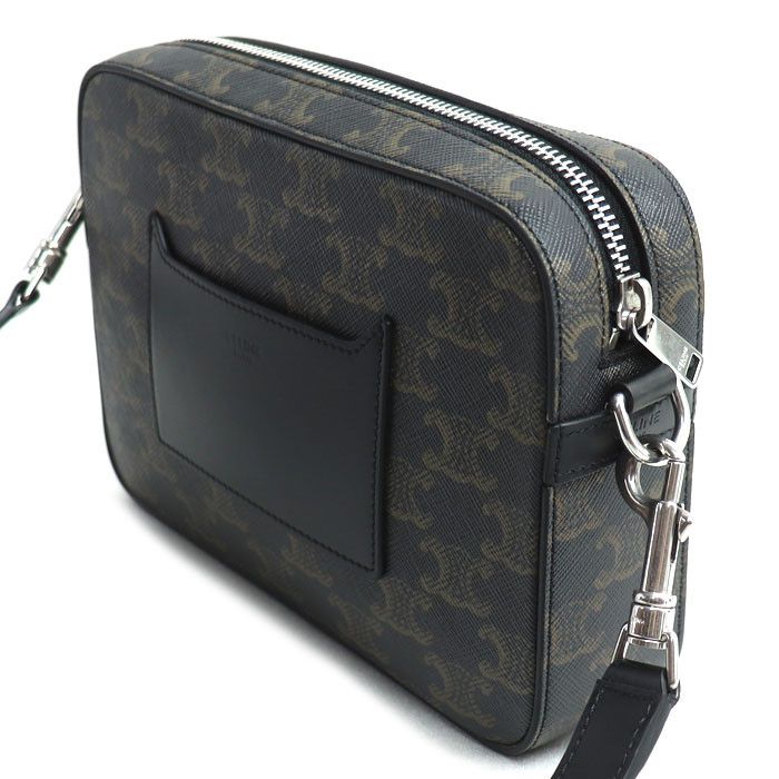 Celine Celine Celine Triomphe Canvas Shoulder Bag Canvas Shoulder Bag 113942EVJ.38SI DUTY FREE for USA Size ONE SIZE - 2 Thumbnail