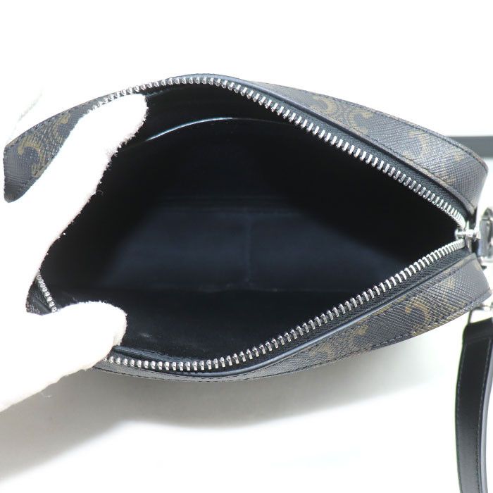 Celine Celine Celine Triomphe Canvas Shoulder Bag Canvas Shoulder Bag 113942EVJ.38SI DUTY FREE for USA Size ONE SIZE - 3 Thumbnail