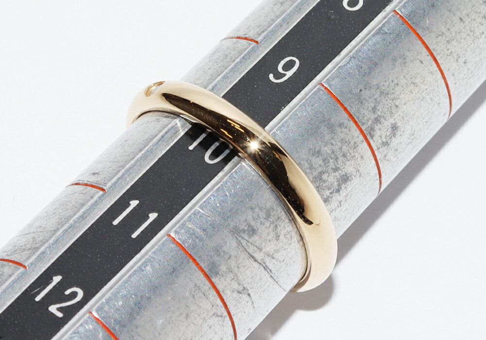 Cartier Cartier Cartier 1895 Wedding Ring Au750 Diamond Ring Size 10 Crocodile skin Ring B40576 DUTY FREE for USA Size ONE SIZE - 2 Thumbnail