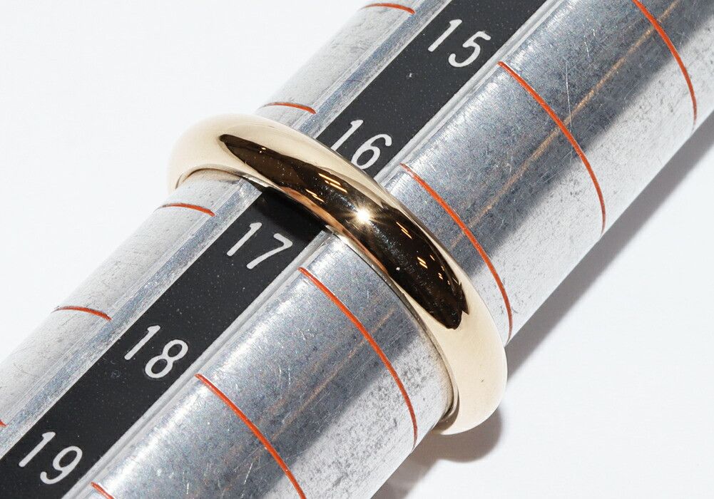 Cartier Cartier Cartier 1895 Wedding Ring Au750 Ring Size 17 Crocodile skin Ring B40312 DUTY FREE for USA Size ONE SIZE - 2 Thumbnail