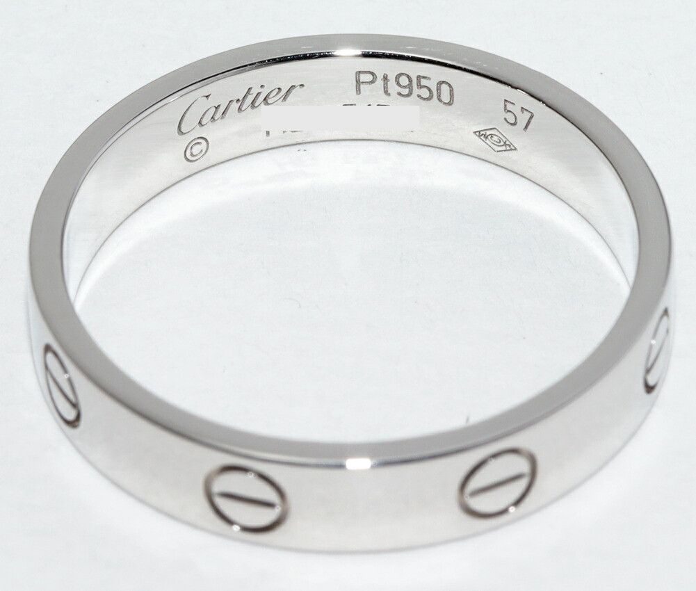 Cartier Cartier Cartier Love Ring Pt950 Ring Size 17 Metal Ring B40853 DUTY FREE for USA Size ONE SIZE - 4 Thumbnail