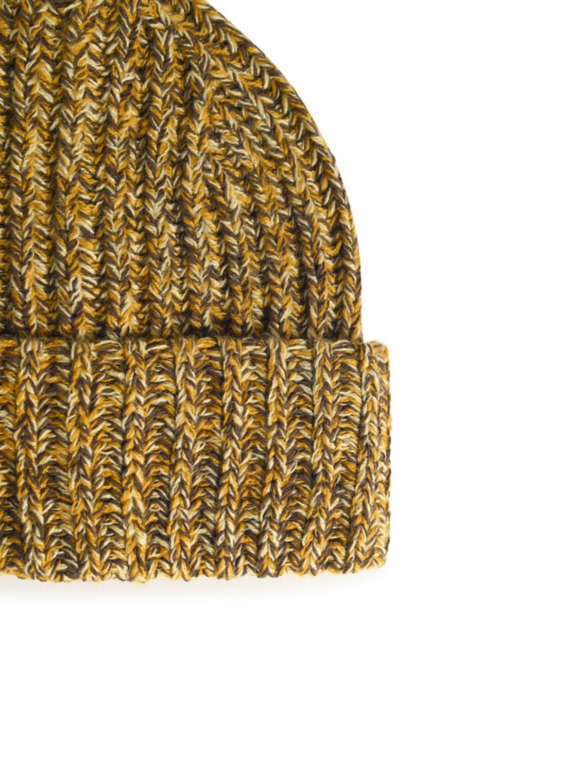 Sefr SEFR 'Chunky' Beanie In Yellow Beige Wool Blend Size ONE SIZE - 3 Thumbnail