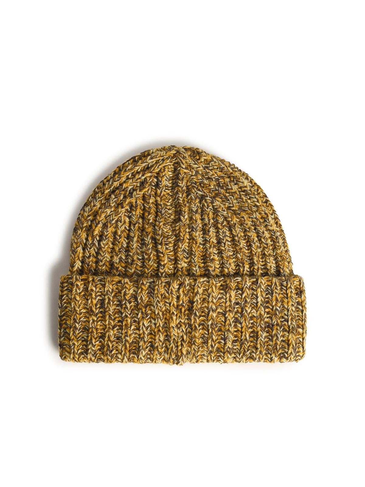 Sefr SEFR 'Chunky' Beanie In Yellow Beige Wool Blend Size ONE SIZE - 2 Thumbnail