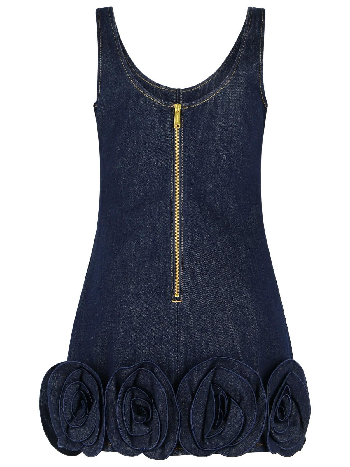 Self-Portrait SELF PORTRAIT Blue Denim Dress Size XS / US 0-2 / IT 36-38 - 3 Thumbnail