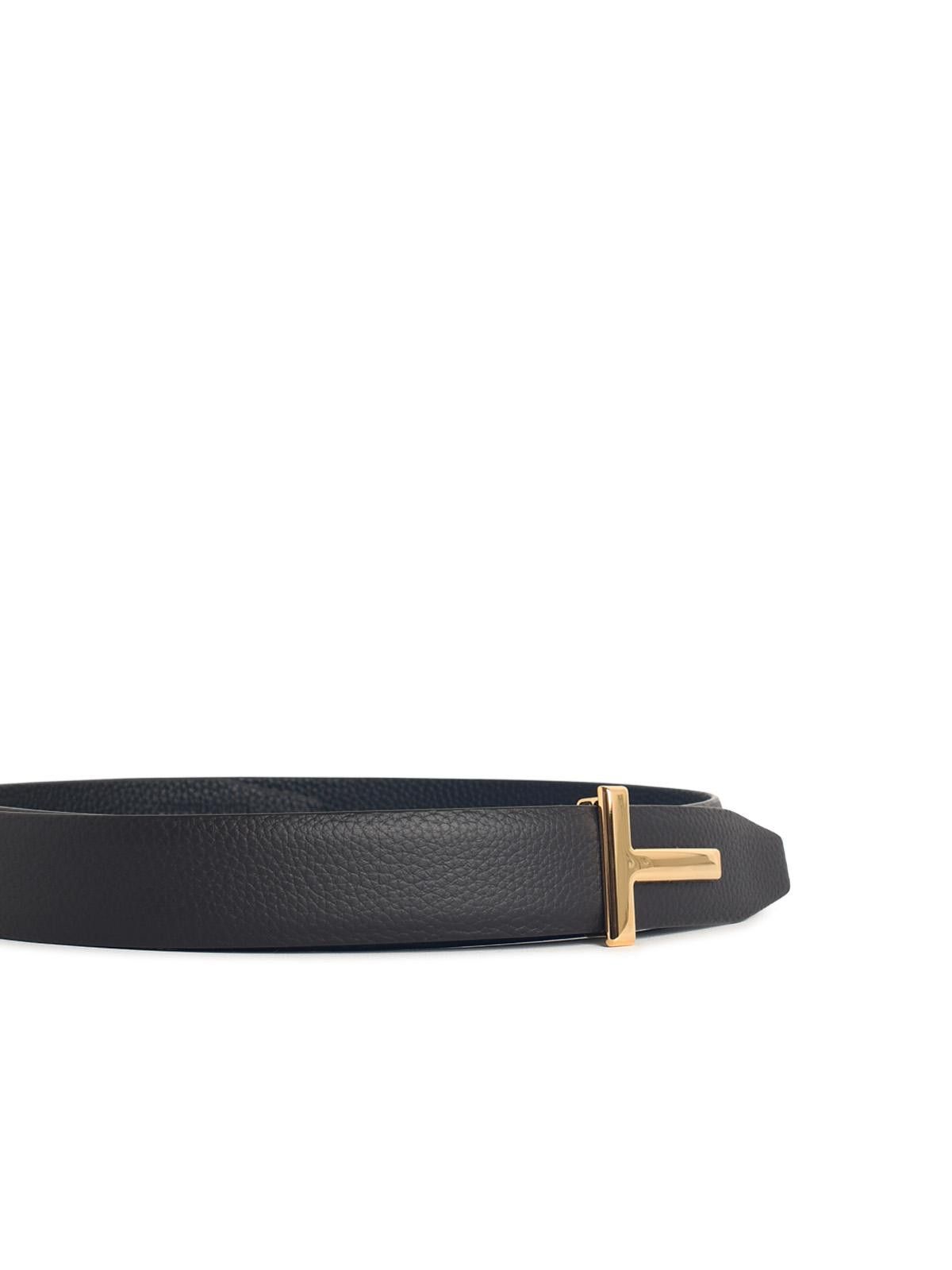 Tom Ford TOM FORD Reversible Brown Leather Belt Size ONE SIZE - 3 Thumbnail