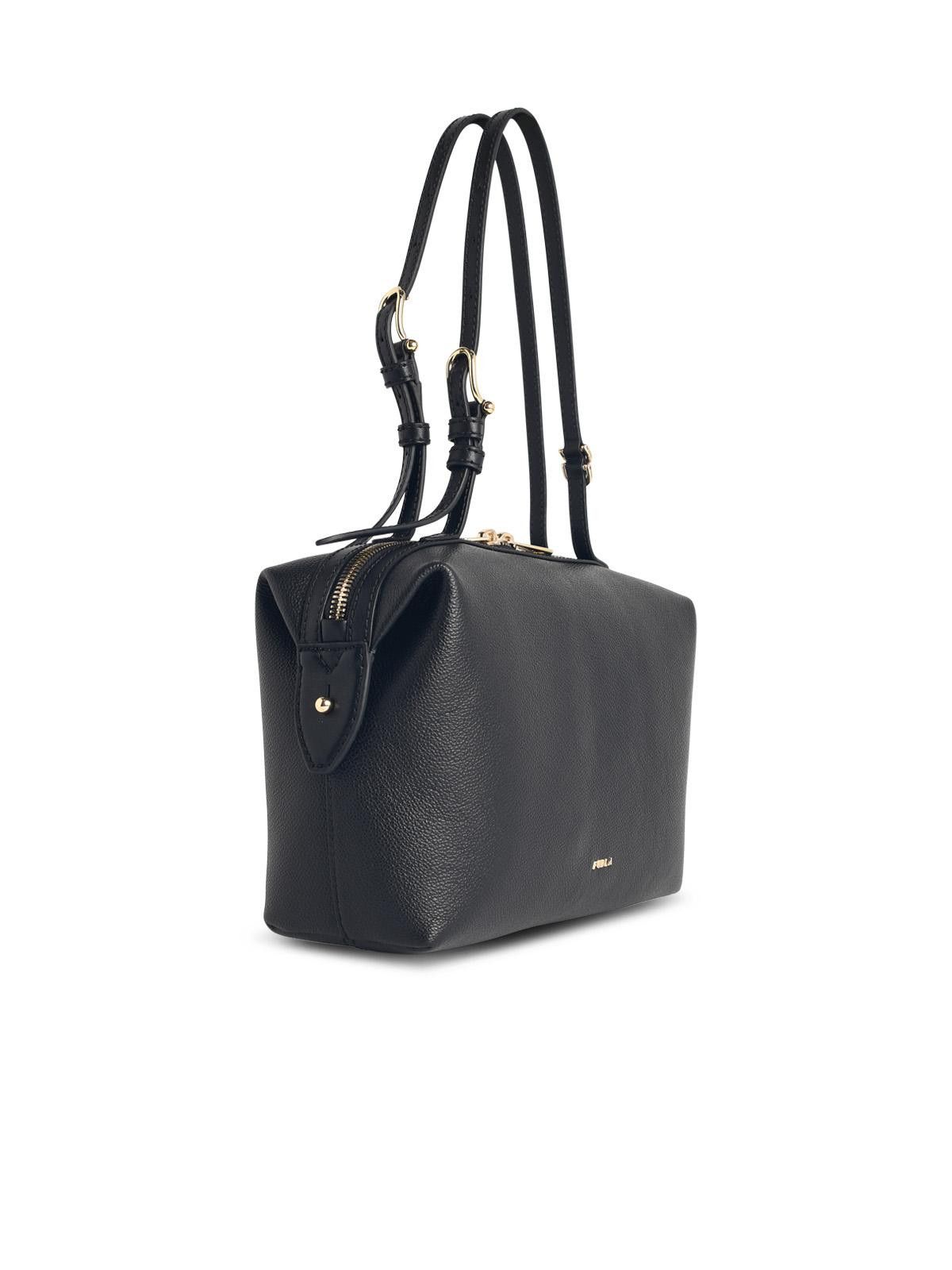 Furla FURLA 'Double' Black Leather Bag Size ONE SIZE - 2 Thumbnail