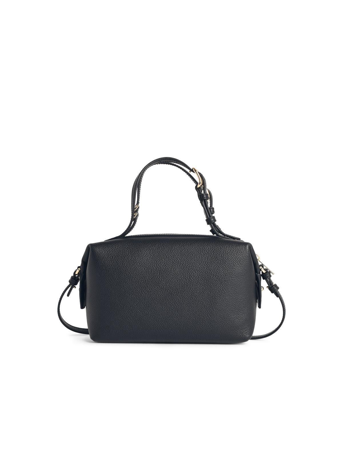 Furla FURLA 'Double Mini' Black Leather Bag Size ONE SIZE - 3 Thumbnail