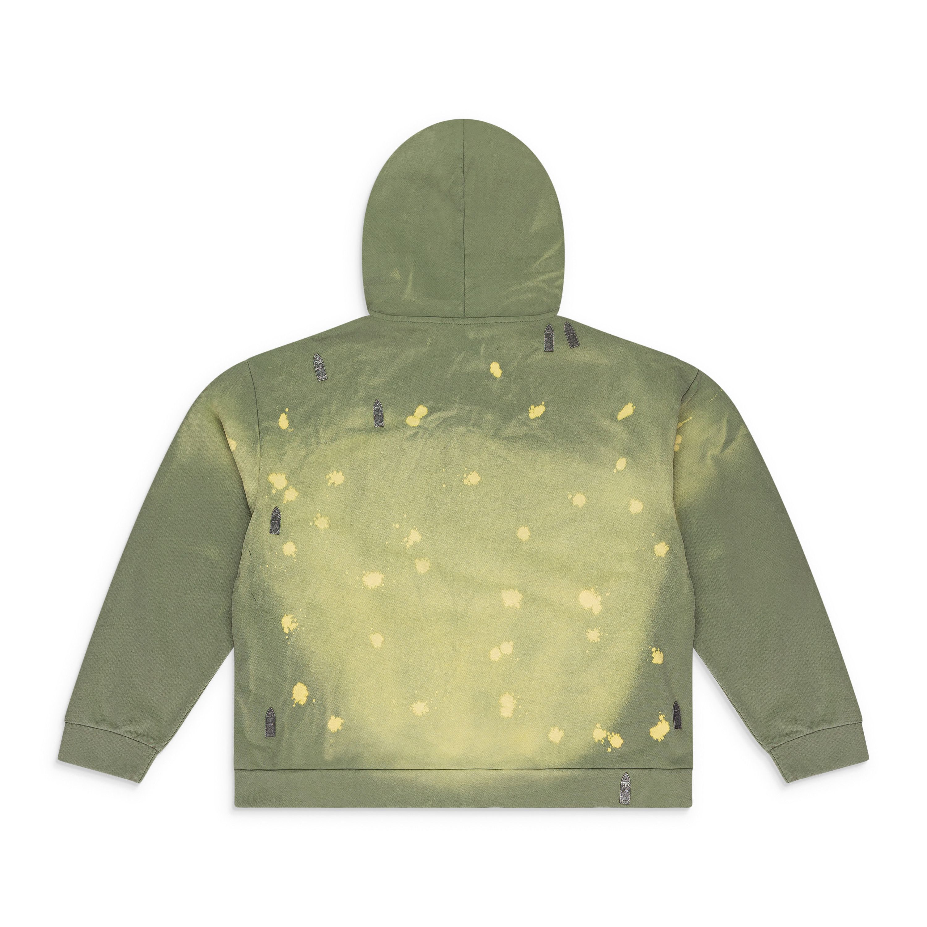 Who Decides War SAGE OVERDYED HARDWARE HOODIE SIZE XXL