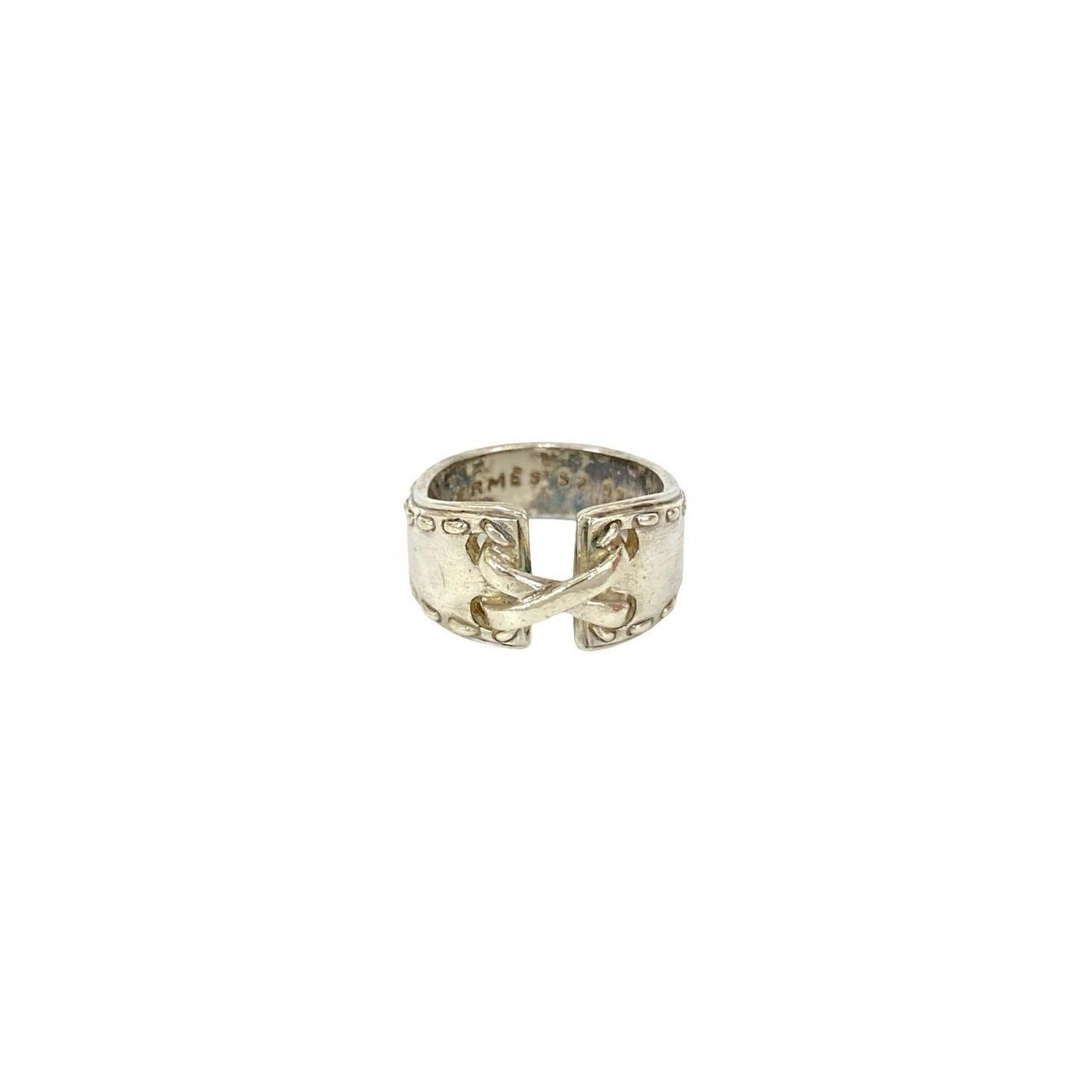 Hermes HERMES Mexico Ring, 925 Sterling Silver, Size 9, Women's, 47918 Size ONE SIZE - 5 Thumbnail