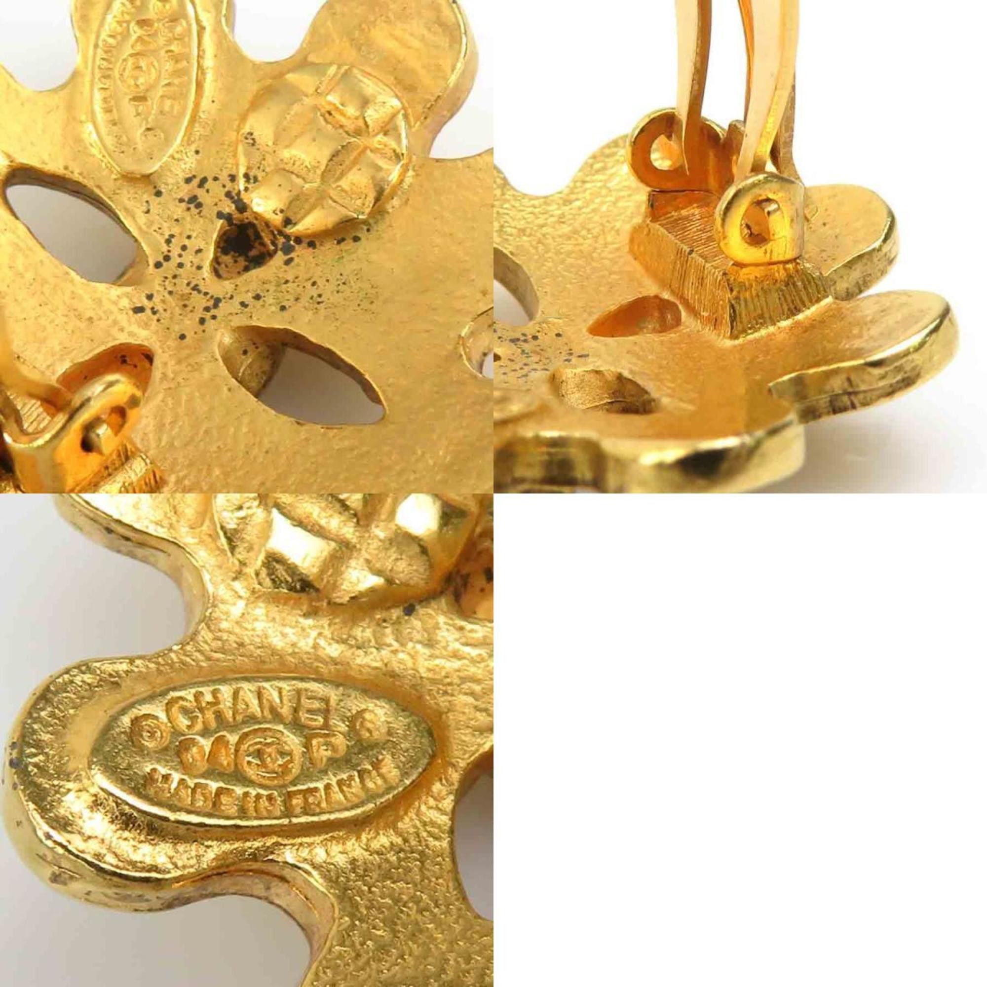 Chanel CHANEL Coco Mark Metal Gold Earrings for Women e61142a Size ONE SIZE - 5 Thumbnail