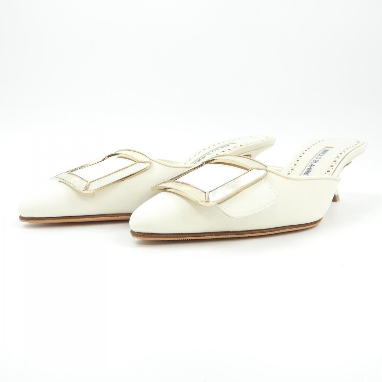 Manolo Blahnik Manolo Blahnik Manolo Blahnik Pumps Leather Shoes DUTY FREE for USA Size ONE SIZE - 3 Thumbnail