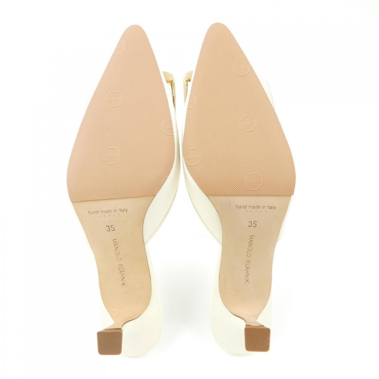 Manolo Blahnik Manolo Blahnik Manolo Blahnik Pumps Leather Shoes DUTY FREE for USA Size ONE SIZE - 4 Thumbnail