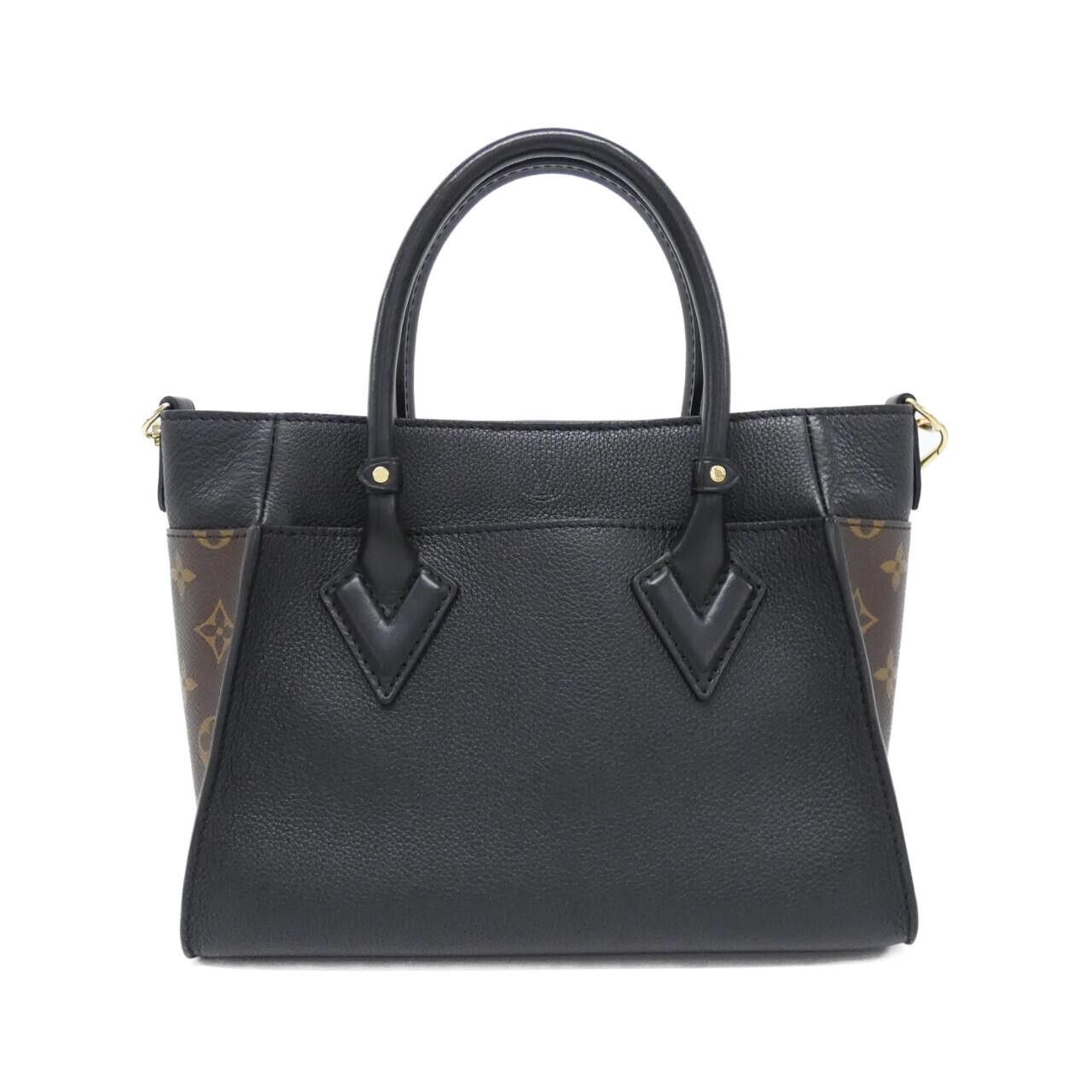 Louis Vuitton Louis Vuitton Louis Vuitton On My Side Calf Coated Canvas Bag Leather Handbag M57728 DUTY FREE for USA Size ONE SIZE - 2 Thumbnail