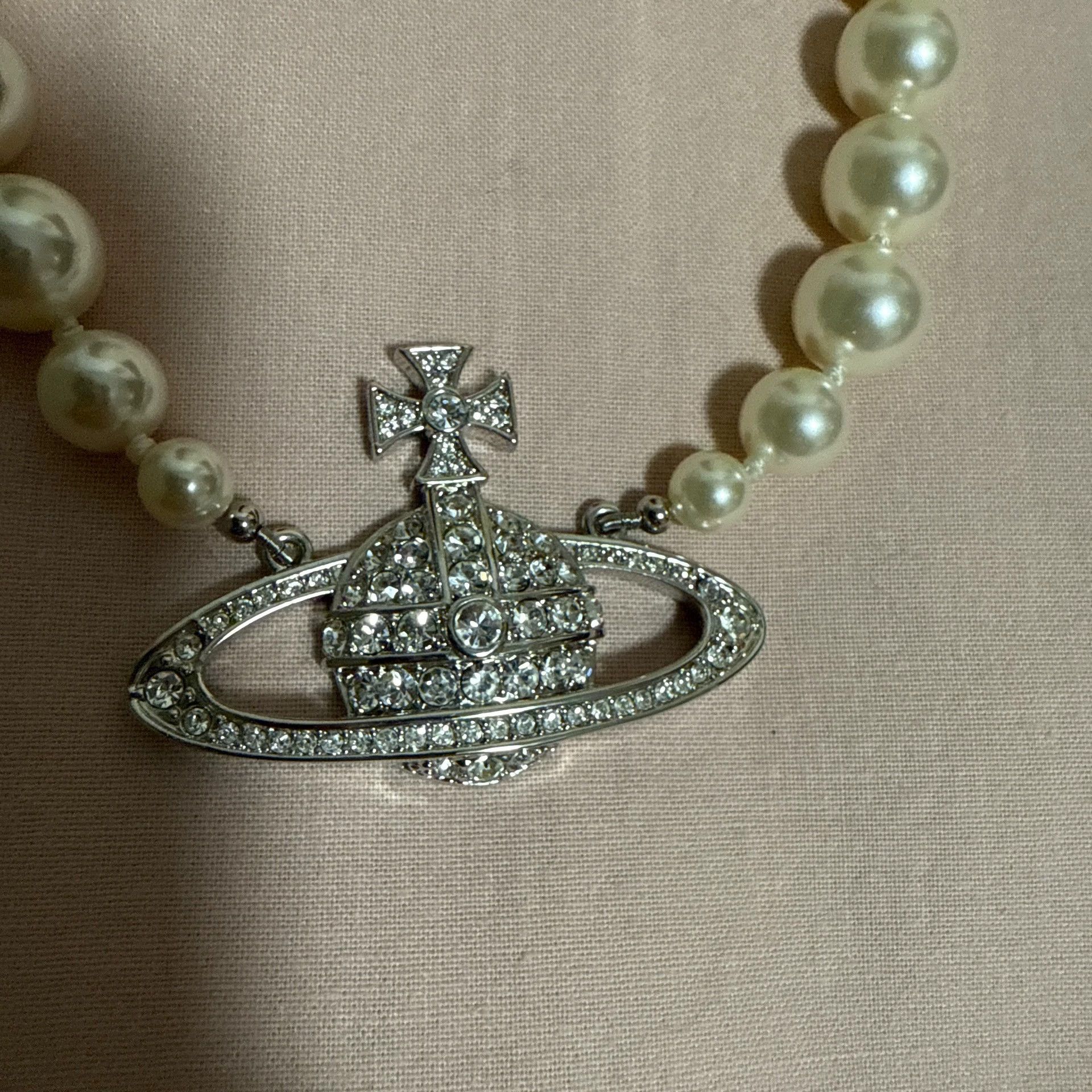 Tiffany & Co. vivienne westwood pearl necklace with crown detail Size ONE SIZE - 2 Thumbnail