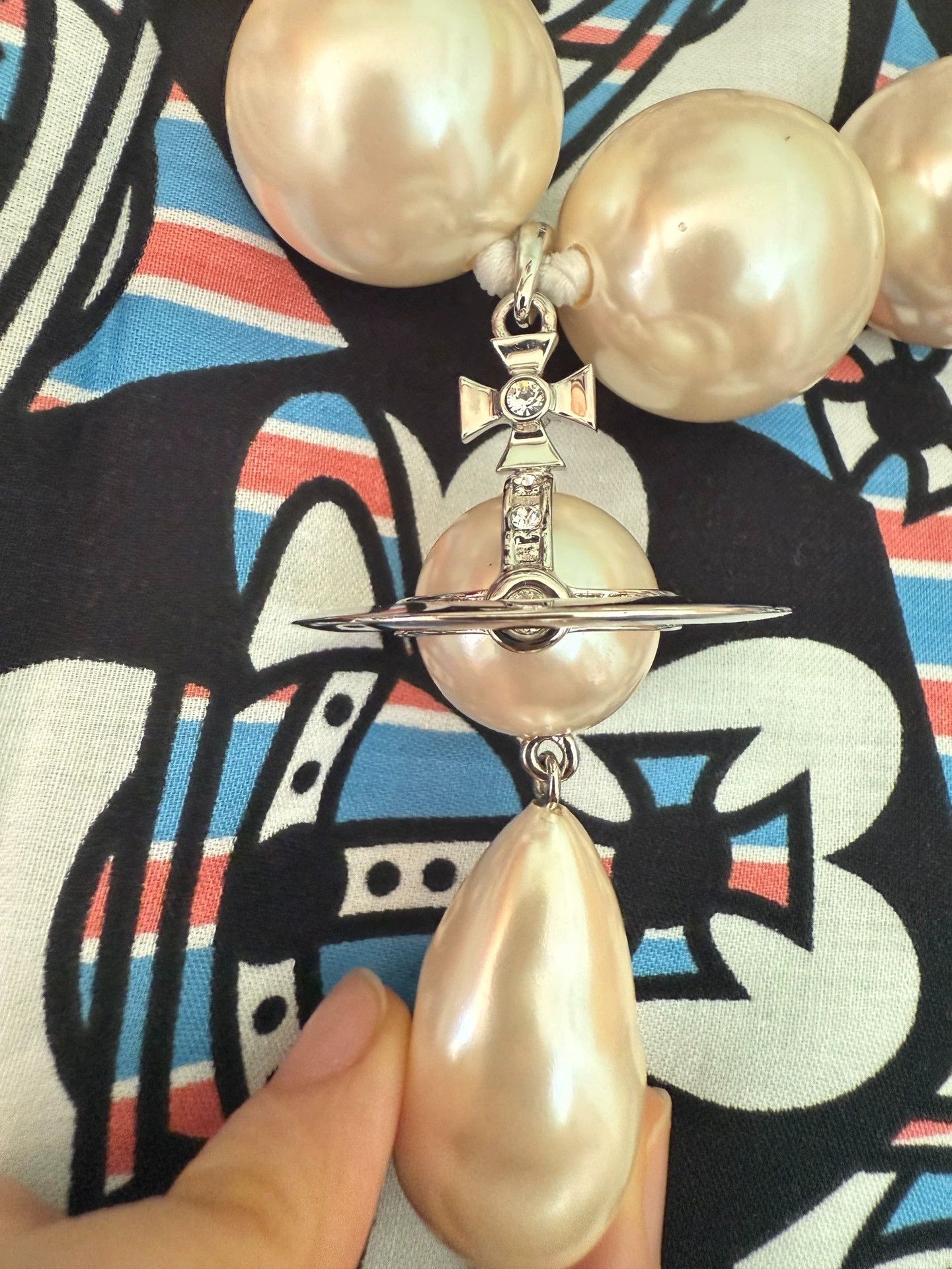 Chanel giant water drop pearl necklace Size ONE SIZE - 3 Thumbnail