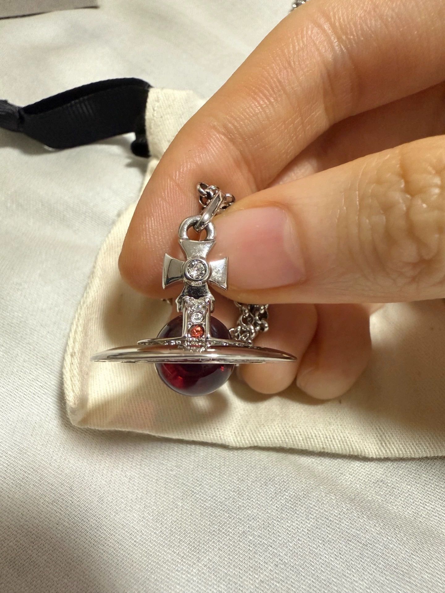 Goyard visvim blood-red orb medium pendant necklace Size ONE SIZE - 2 Thumbnail