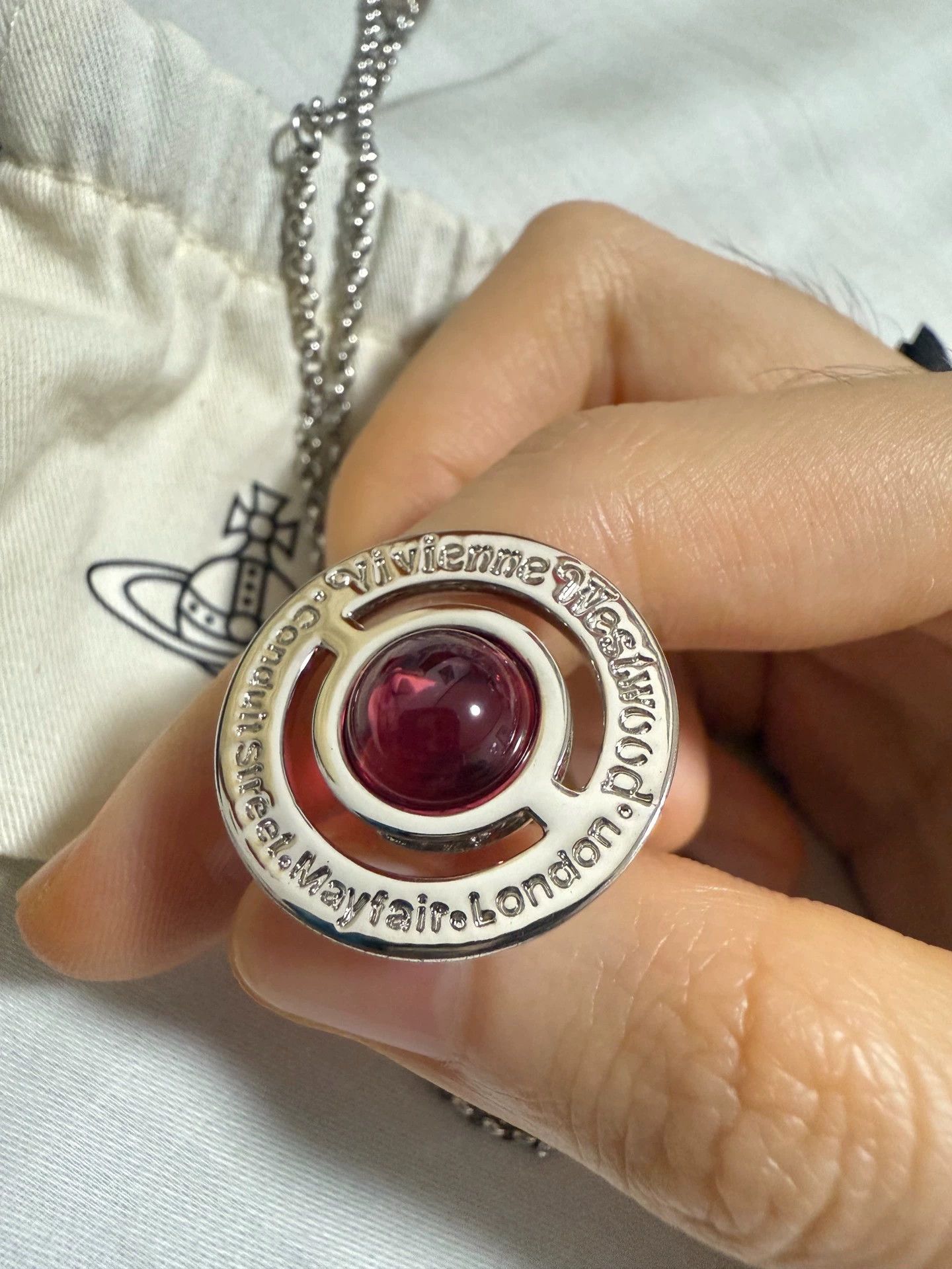 Goyard visvim blood-red orb medium pendant necklace Size ONE SIZE - 3 Thumbnail