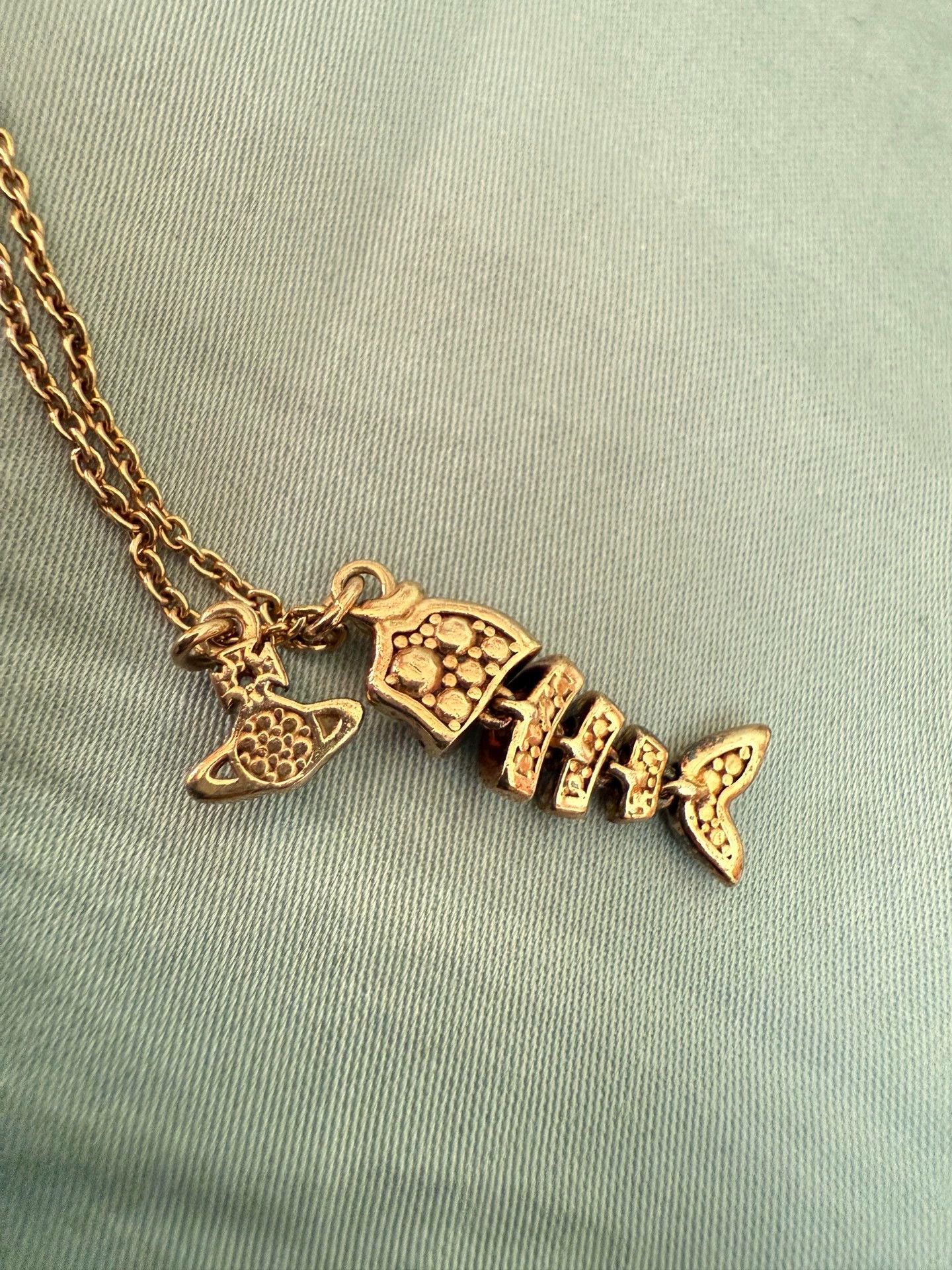 Tiffany & Co. vivienne westwood 925 silver fishbone necklace Size ONE SIZE - 2 Thumbnail