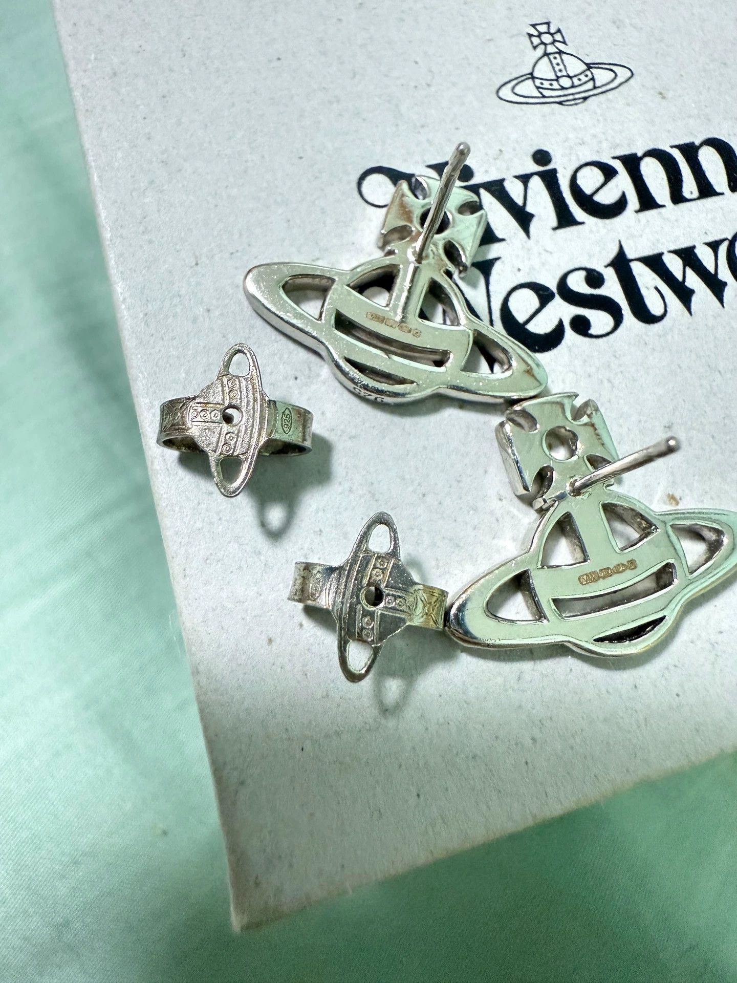 Tiffany & Co. silver saturn stud earrings for women Size ONE SIZE - 5 Thumbnail