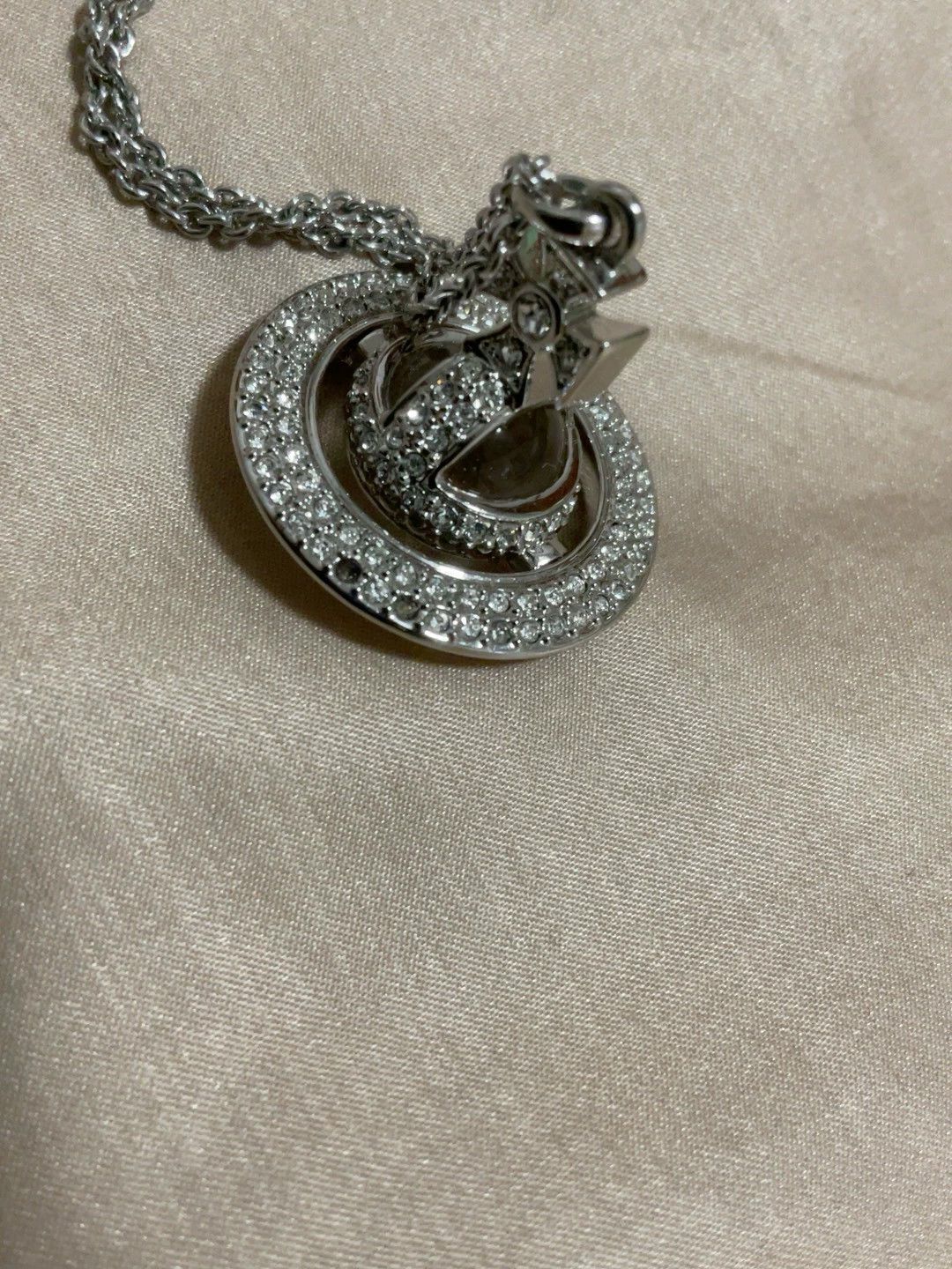Cartier rare silver full rhinestone Sorada necklace Size ONE SIZE - 6 Thumbnail