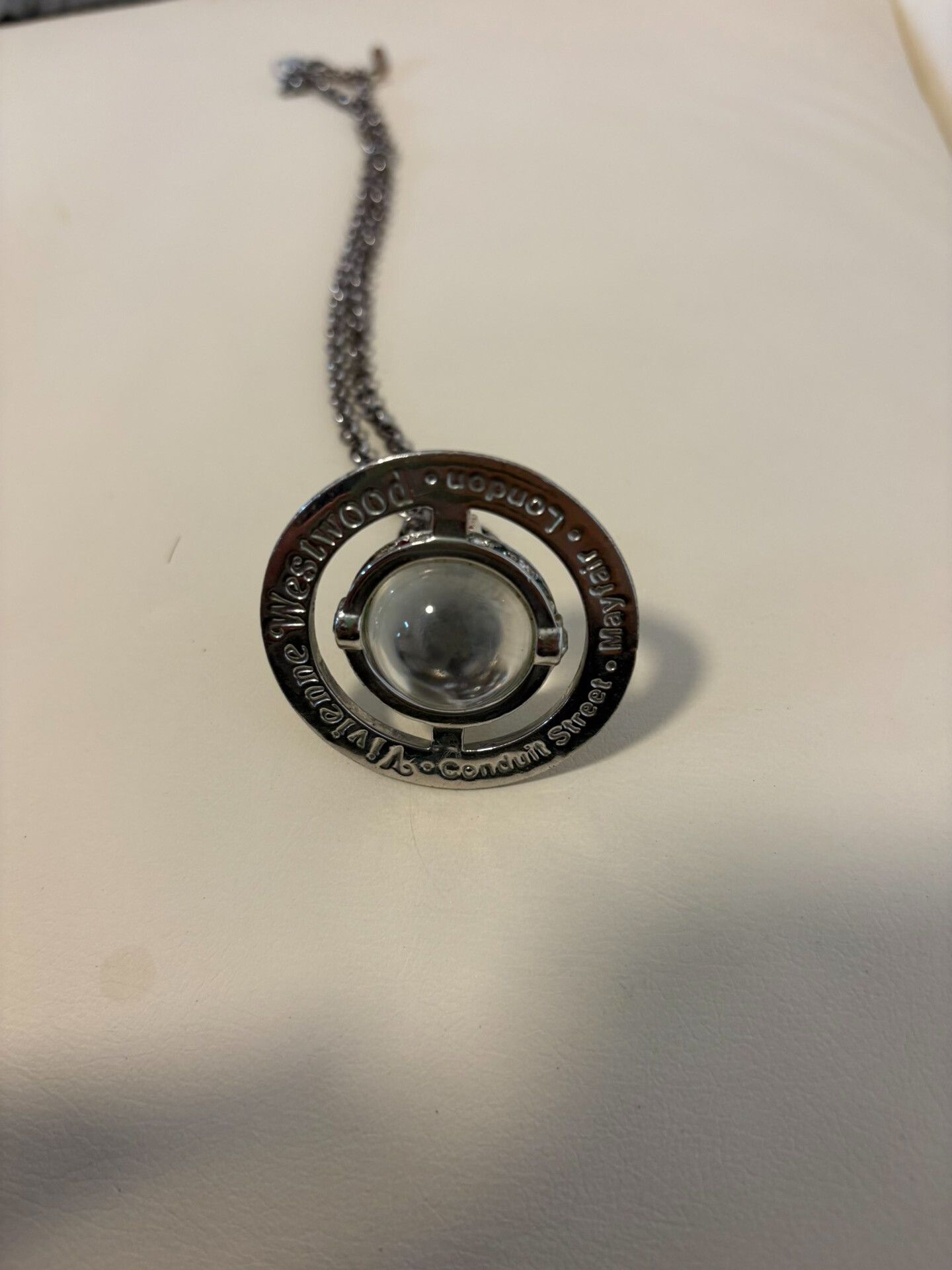 Vivienne Westwood Vivienne Westwood Silver Orb Necklace Size ONE SIZE - 2 Thumbnail