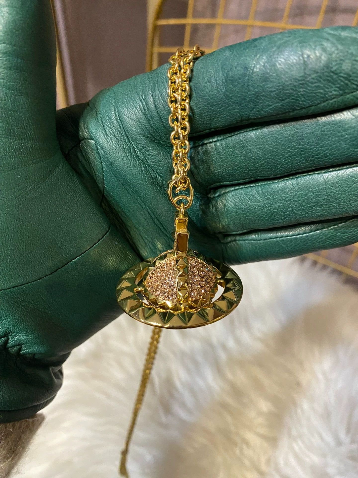 Vivienne Westwood Vivienne Westwood Mayfair Pink Gold Necklace Size ONE SIZE - 2 Thumbnail