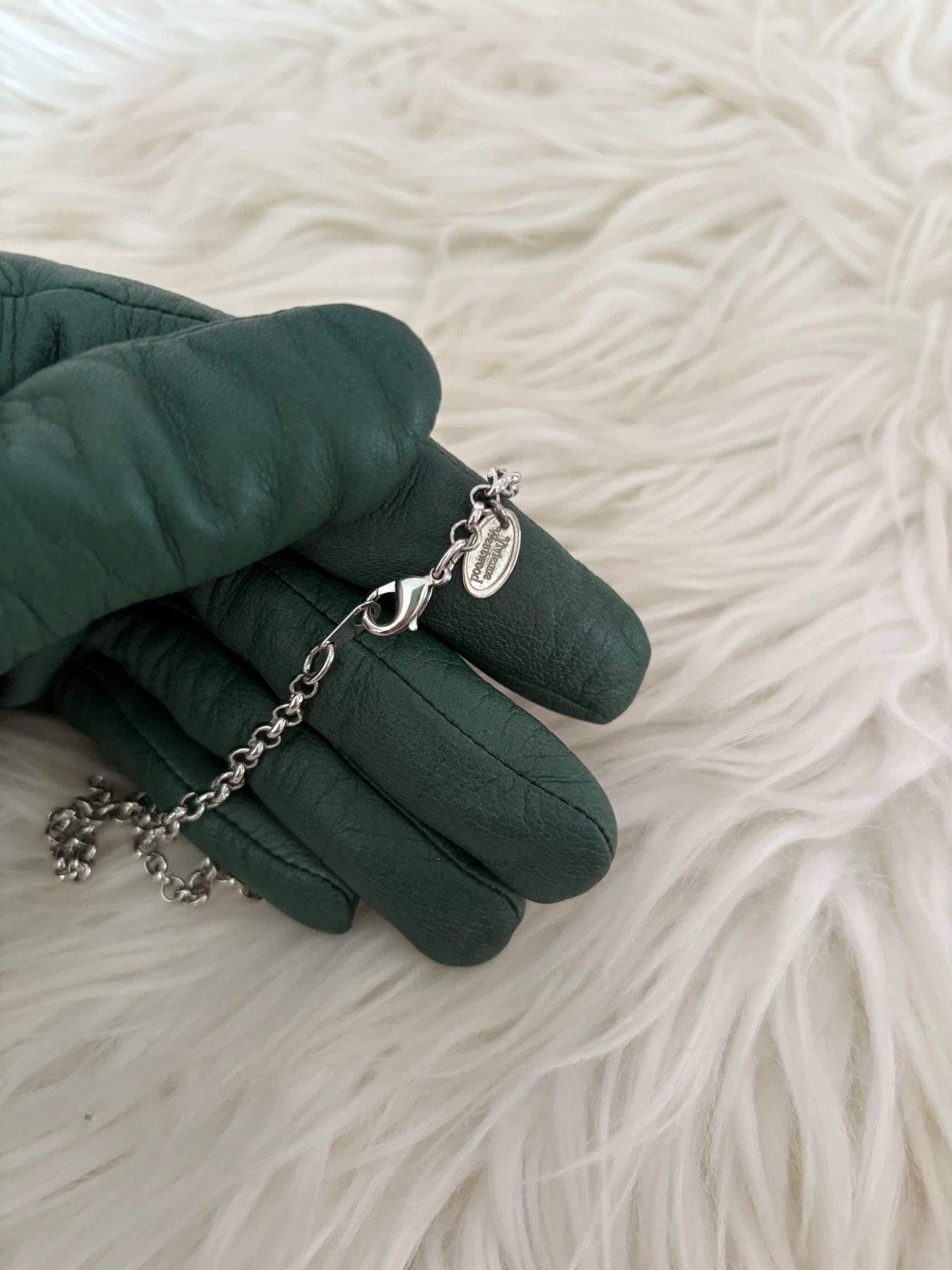 Vivienne Westwood Vivienne Westwood Skeleton Saturn Rhinestone Necklace Size ONE SIZE - 3 Thumbnail