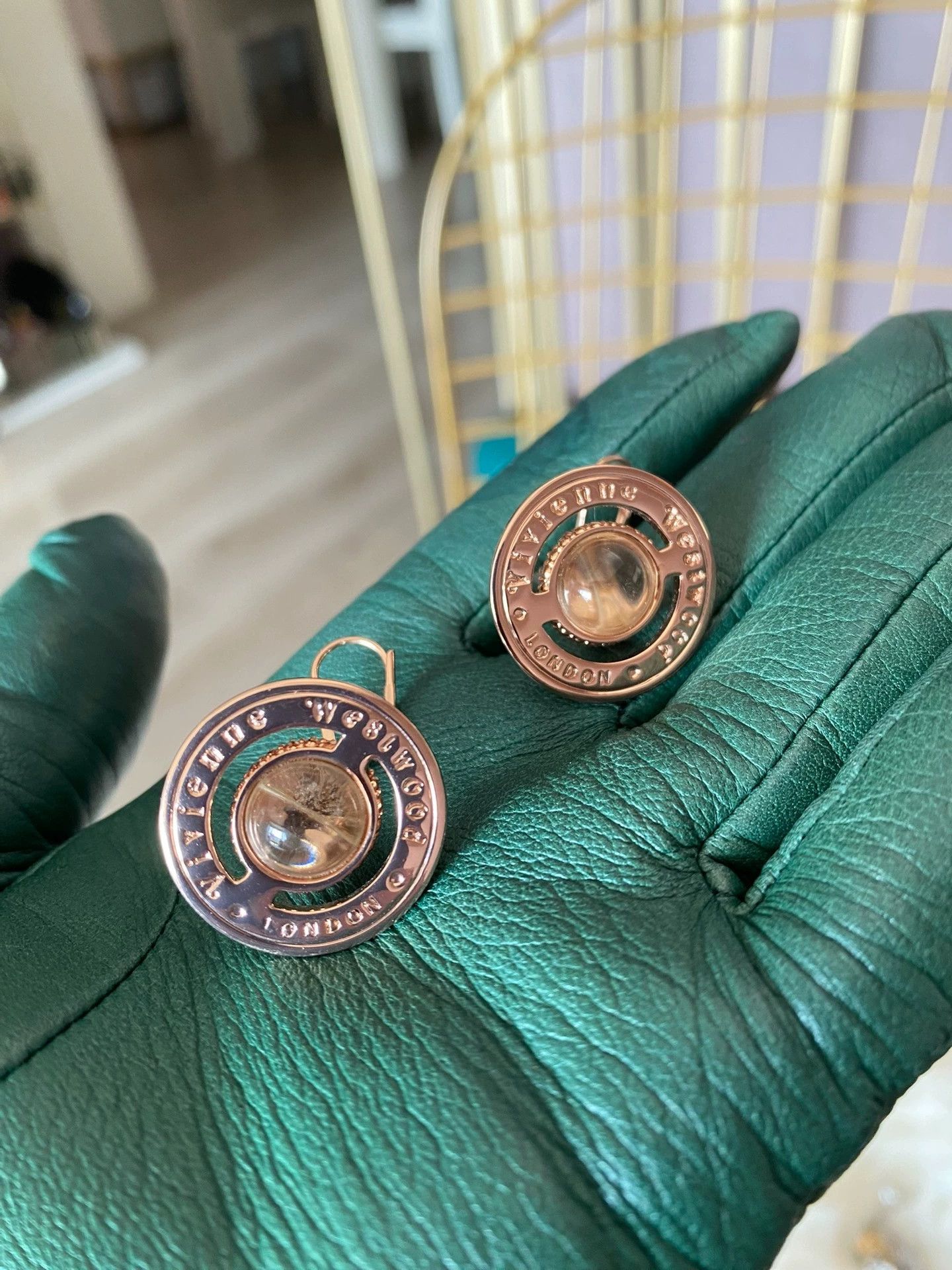 Vivienne Westwood Vivienne Westwood Pink Sorada Orb Earrings Size ONE SIZE - 3 Thumbnail