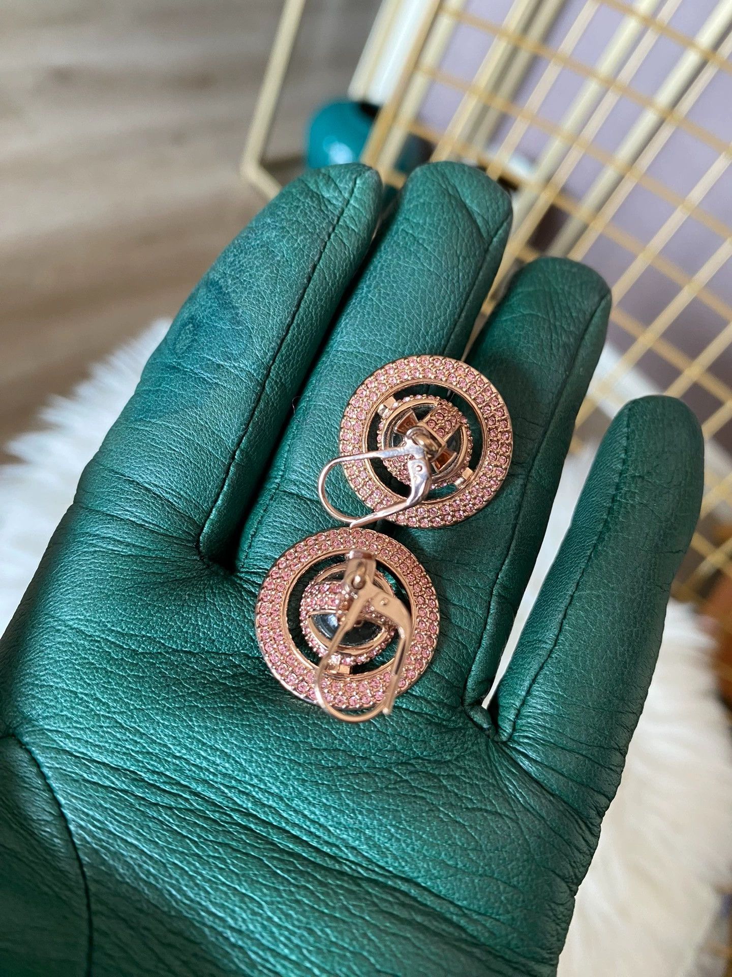 Vivienne Westwood Vivienne Westwood Pink Sorada Orb Earrings Size ONE SIZE - 4 Thumbnail