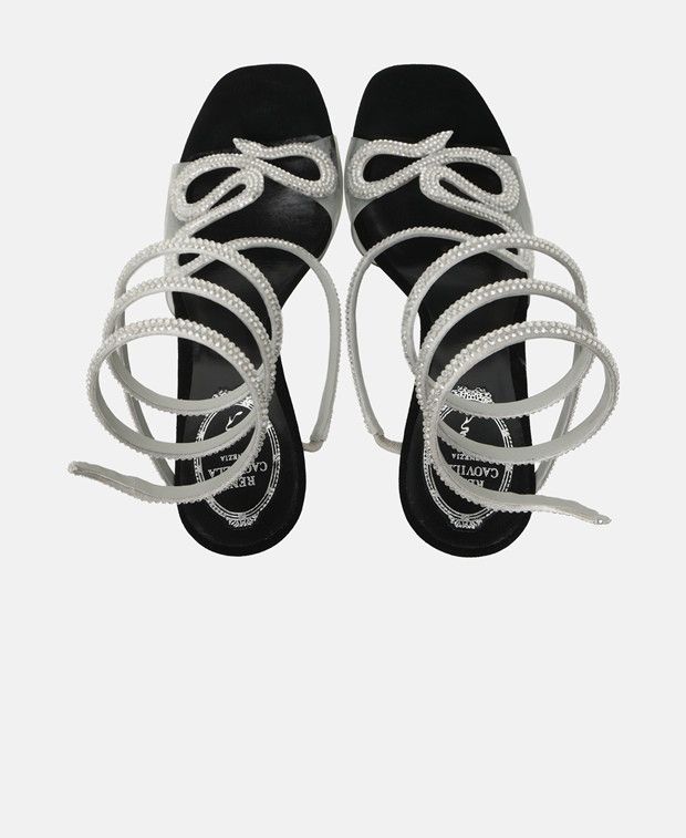 Rene Caovilla Morgana Sandals with calf lacing Size US 6.5 / IT 36.5 - 3 Thumbnail