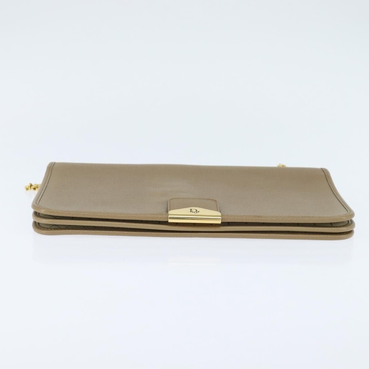 Dior Christian Dior Vintage Chain Flap Shoulder Bag Leather Size ONE SIZE - 14 Thumbnail