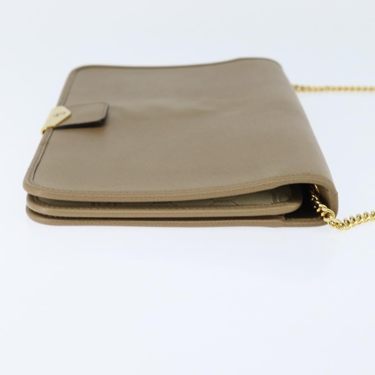 Dior Christian Dior Vintage Chain Flap Shoulder Bag Leather Size ONE SIZE - 4 Thumbnail