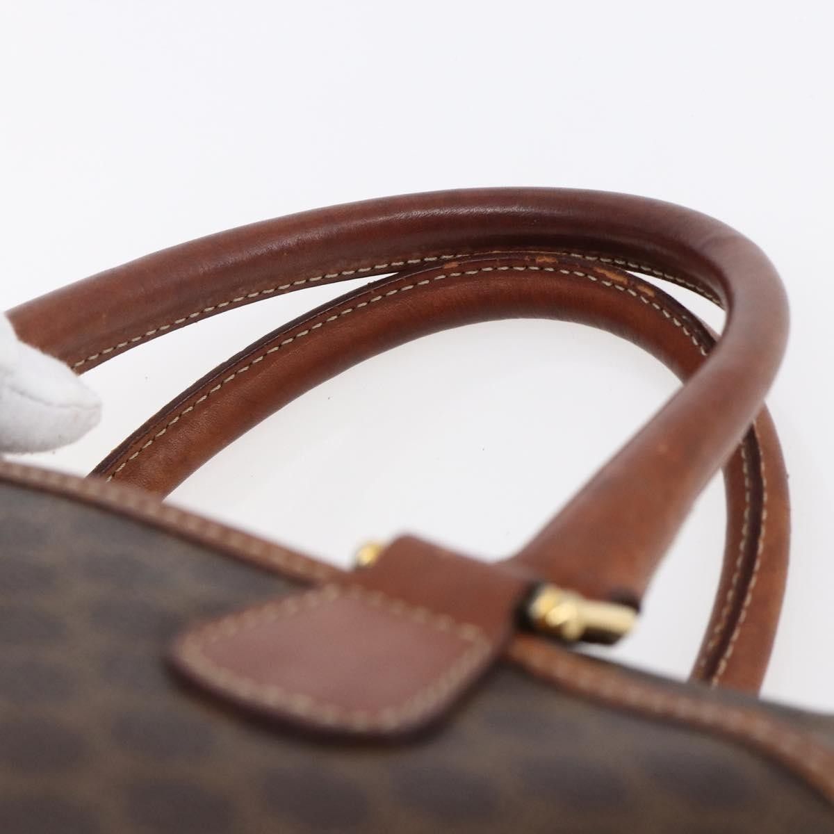 Celine Celine Vintage Macadam Handbag Canvas and Leather Size ONE SIZE - 16 Thumbnail