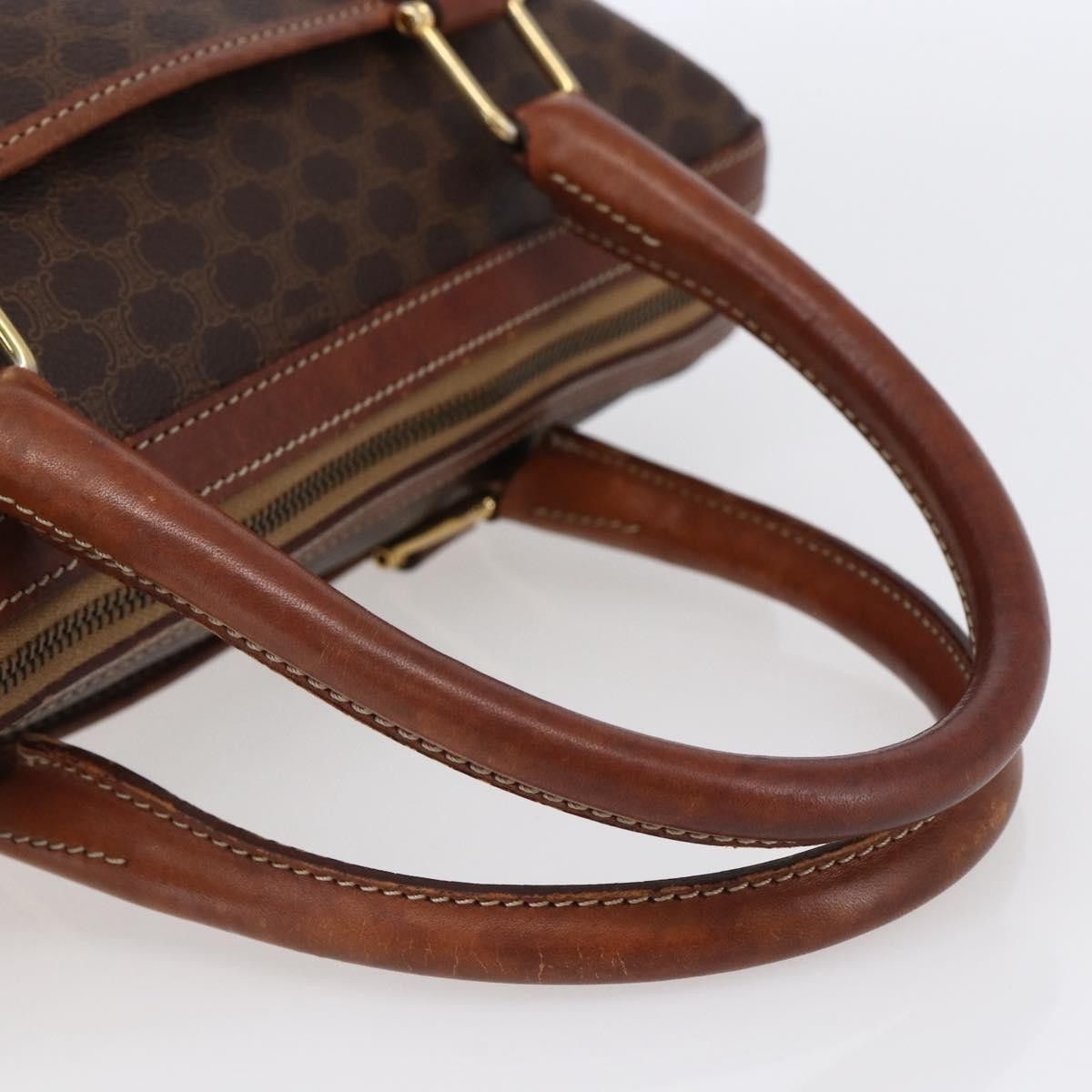 Celine Celine Vintage Macadam Handbag Canvas and Leather Size ONE SIZE - 8 Thumbnail