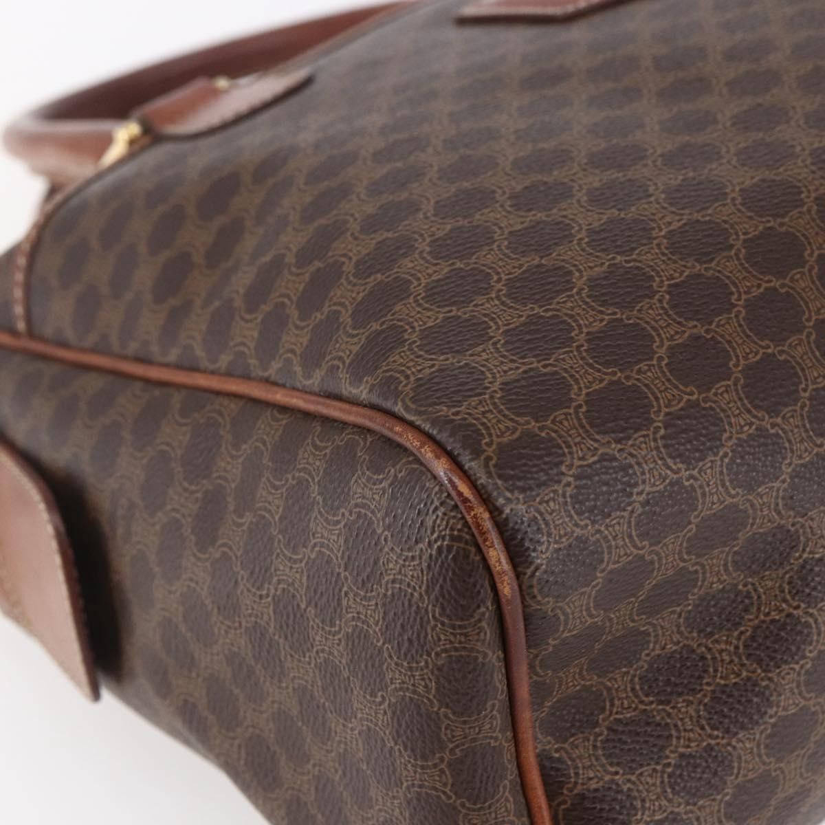 Celine Celine Vintage Macadam Handbag Canvas and Leather Size ONE SIZE - 10 Thumbnail