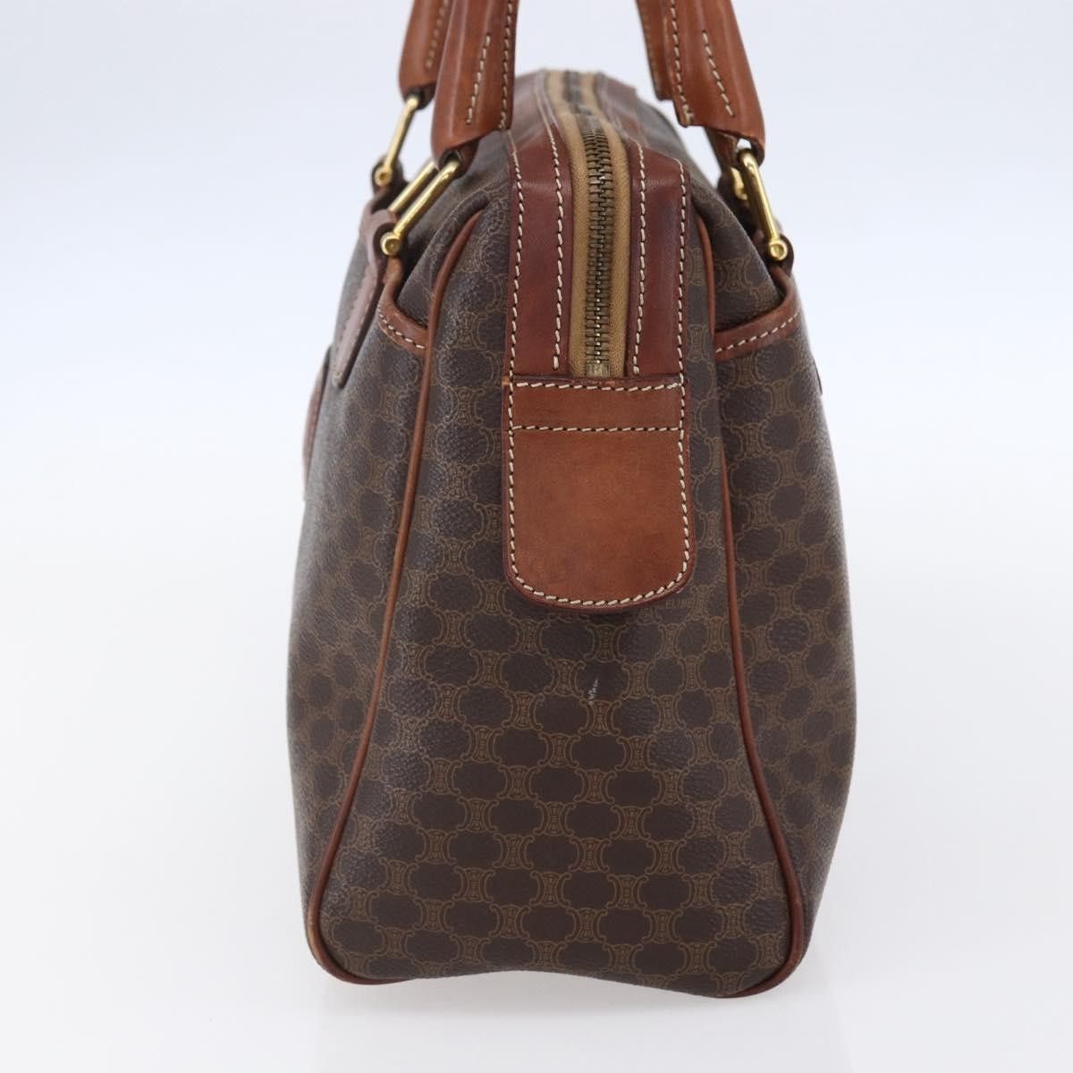 Celine Celine Vintage Macadam Handbag Canvas and Leather Size ONE SIZE - 4 Thumbnail