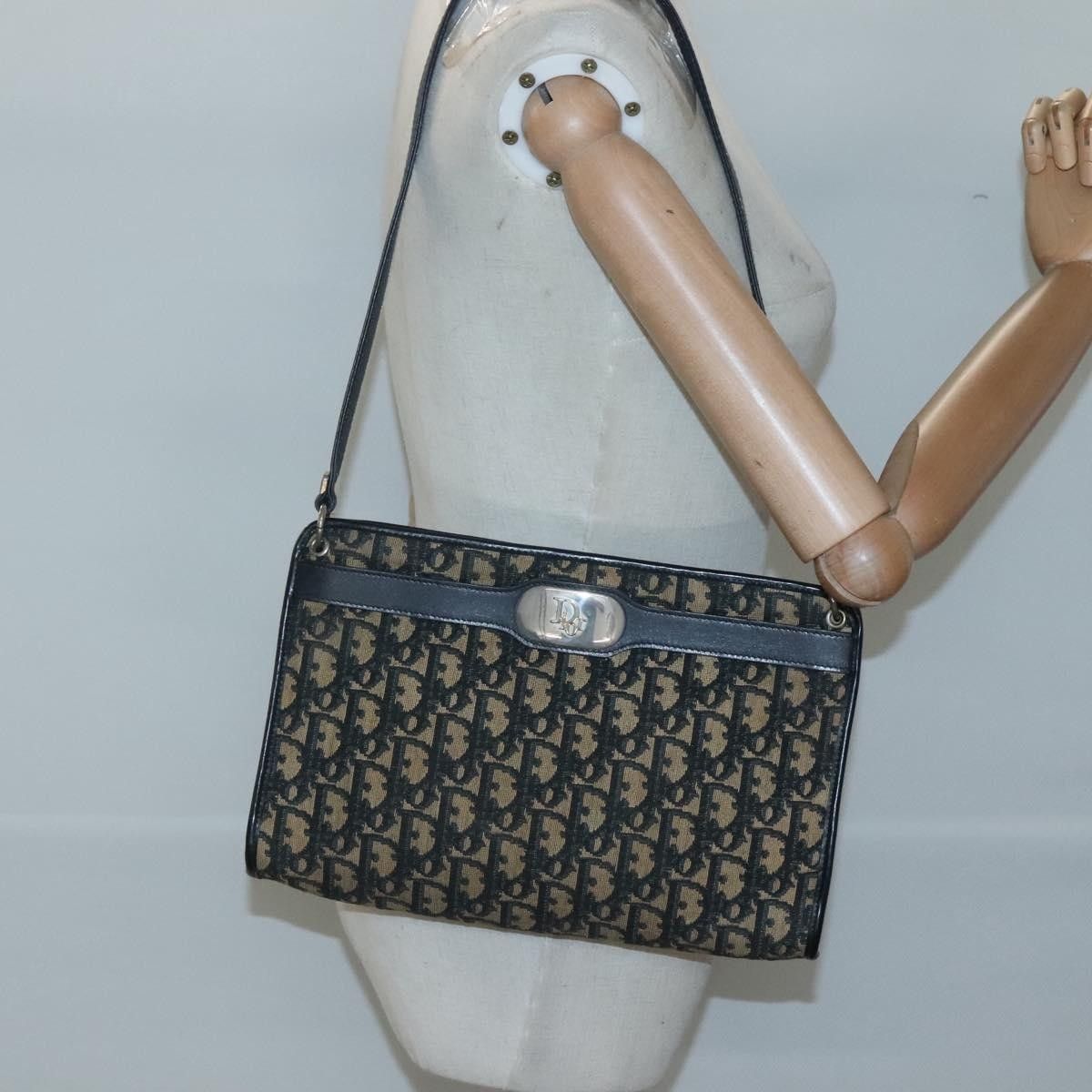 Dior Christian Dior Vintage Trotter Shoulder Bag Canvas Size ONE SIZE - 12 Thumbnail