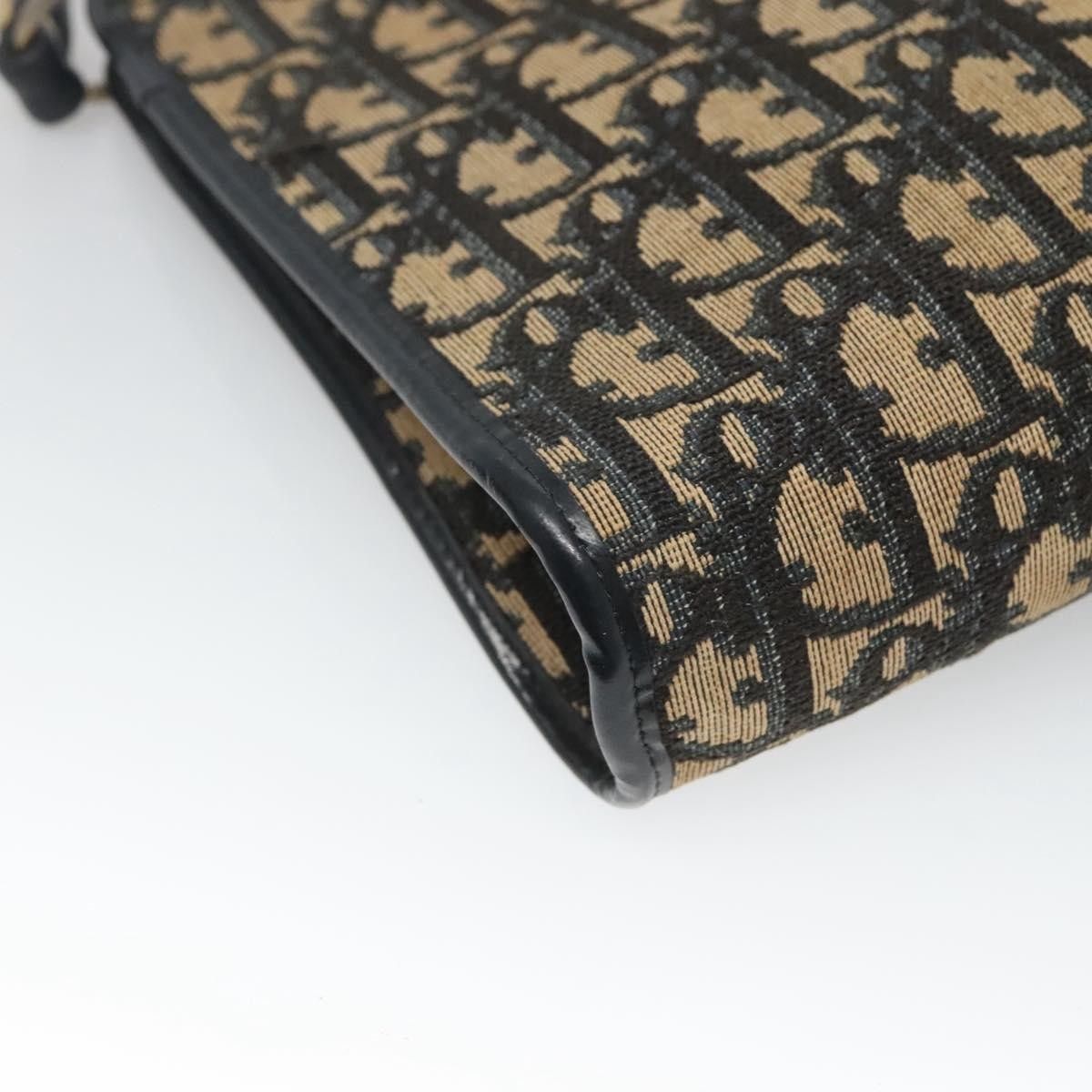 Dior Christian Dior Vintage Trotter Shoulder Bag Canvas Size ONE SIZE - 10 Thumbnail