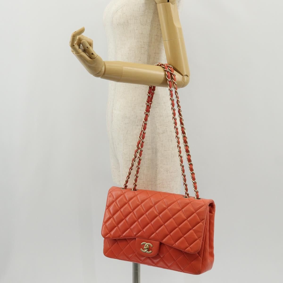 Chanel Chanel Vintage Classic Single Flap Bag Quilted Lambskin Size ONE SIZE - 14 Thumbnail