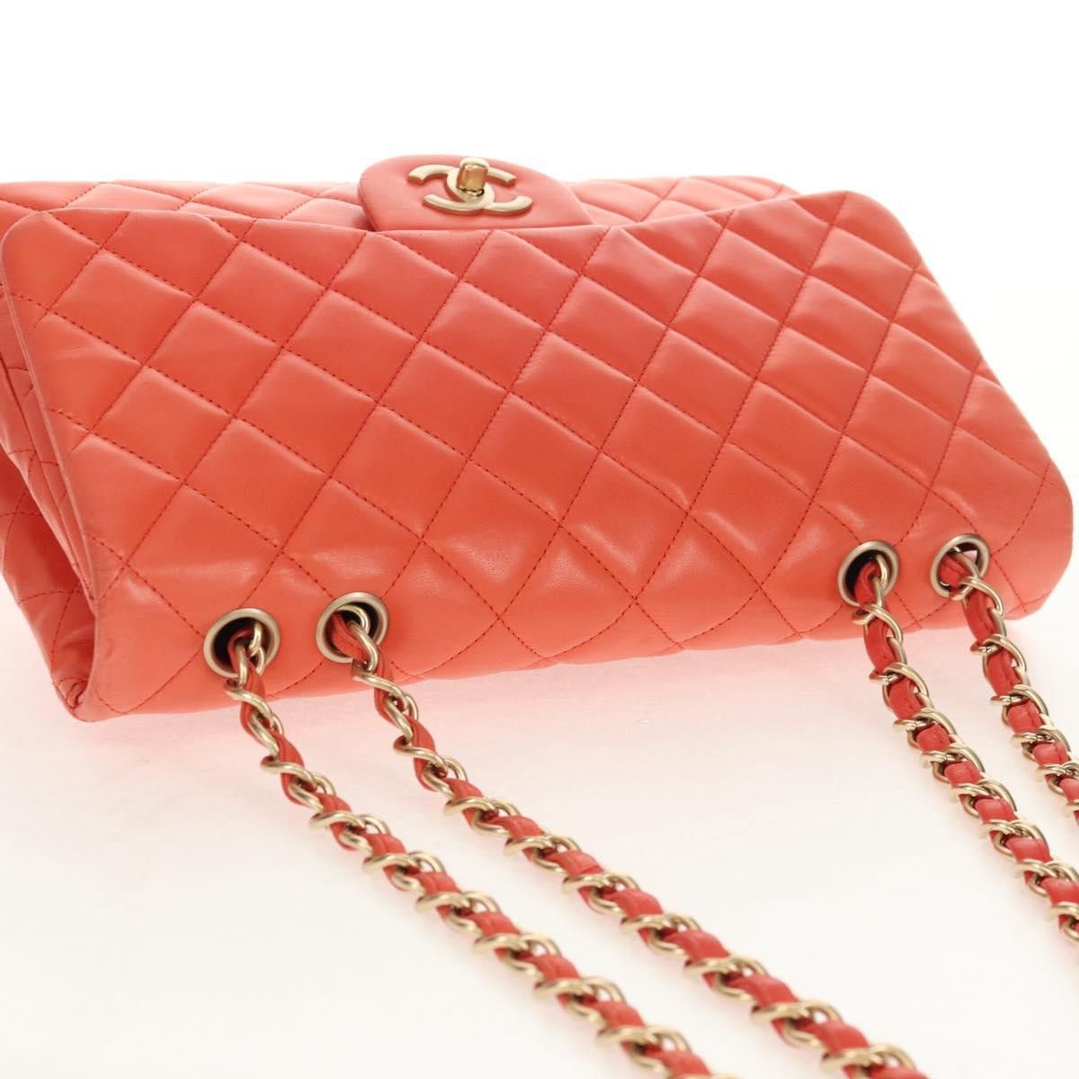 Chanel Chanel Vintage Classic Single Flap Bag Quilted Lambskin Size ONE SIZE - 15 Thumbnail
