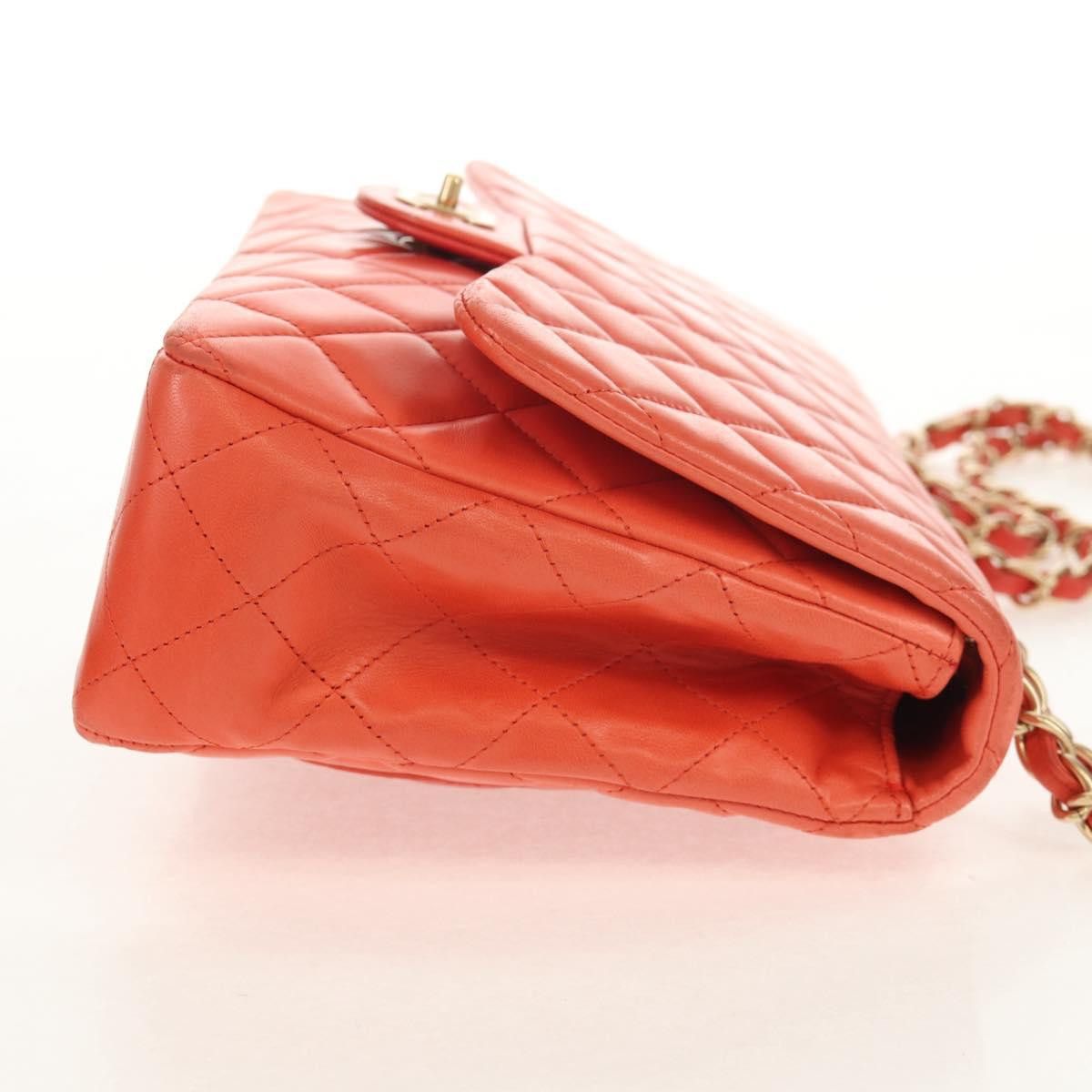 Chanel Chanel Vintage Classic Single Flap Bag Quilted Lambskin Size ONE SIZE - 4 Thumbnail