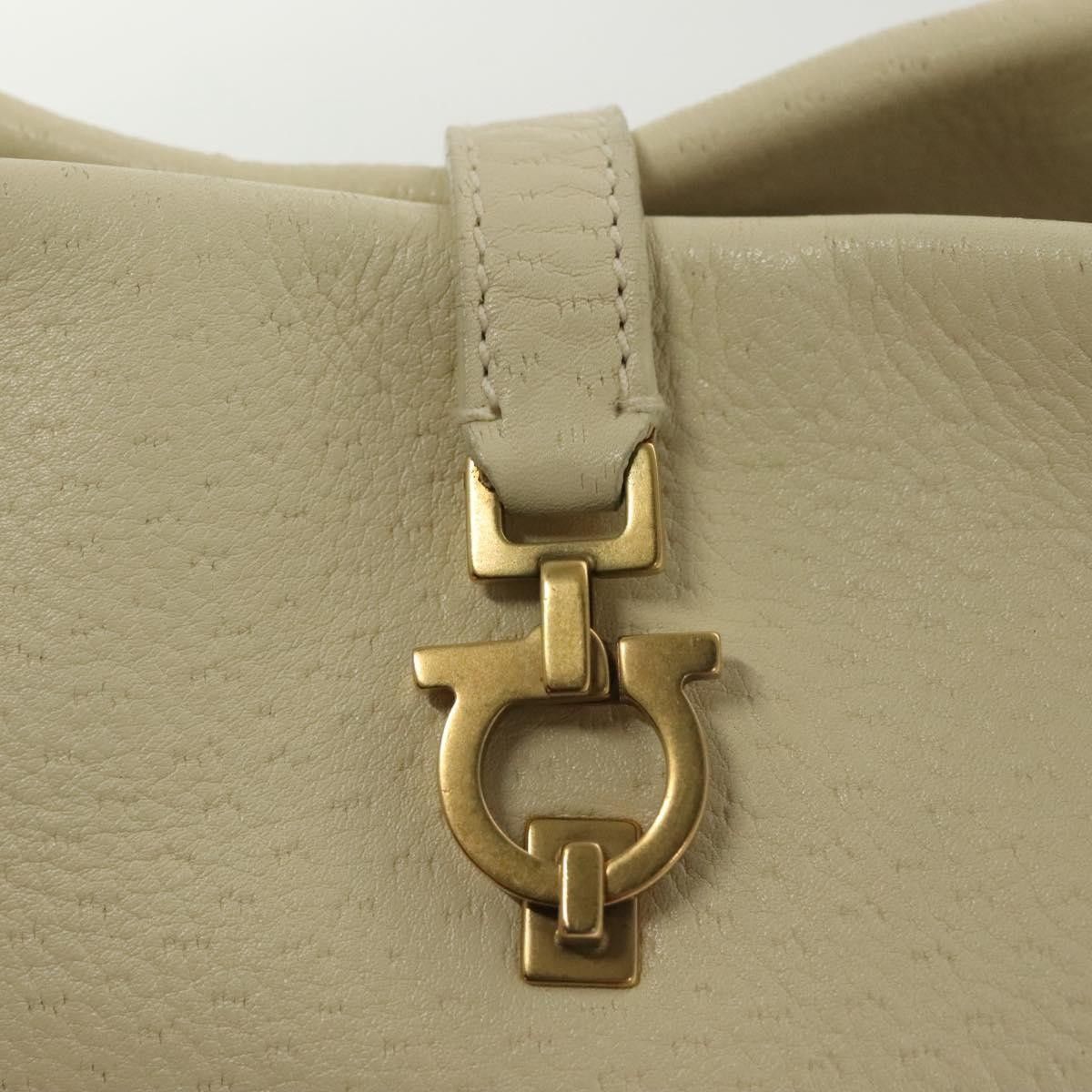Salvatore Ferragamo Salvatore Ferragamo Gancini Shoulder Bag Leather Size ONE SIZE - 12 Thumbnail