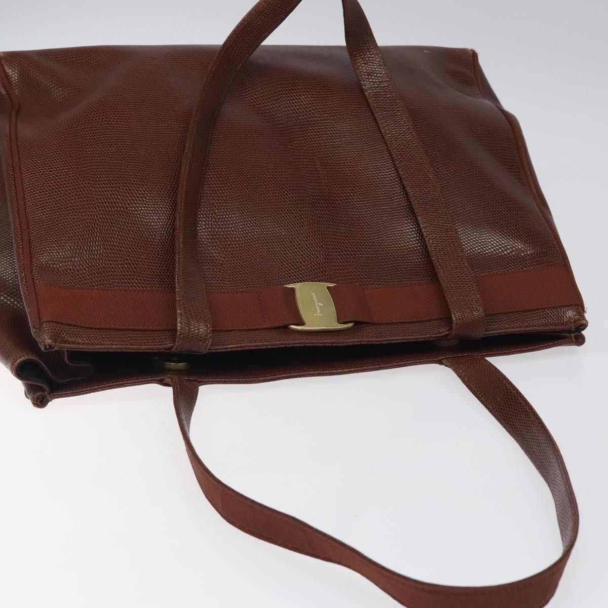 Salvatore Ferragamo Salvatore Ferragamo Vala tote Leather Size ONE SIZE - 15 Thumbnail